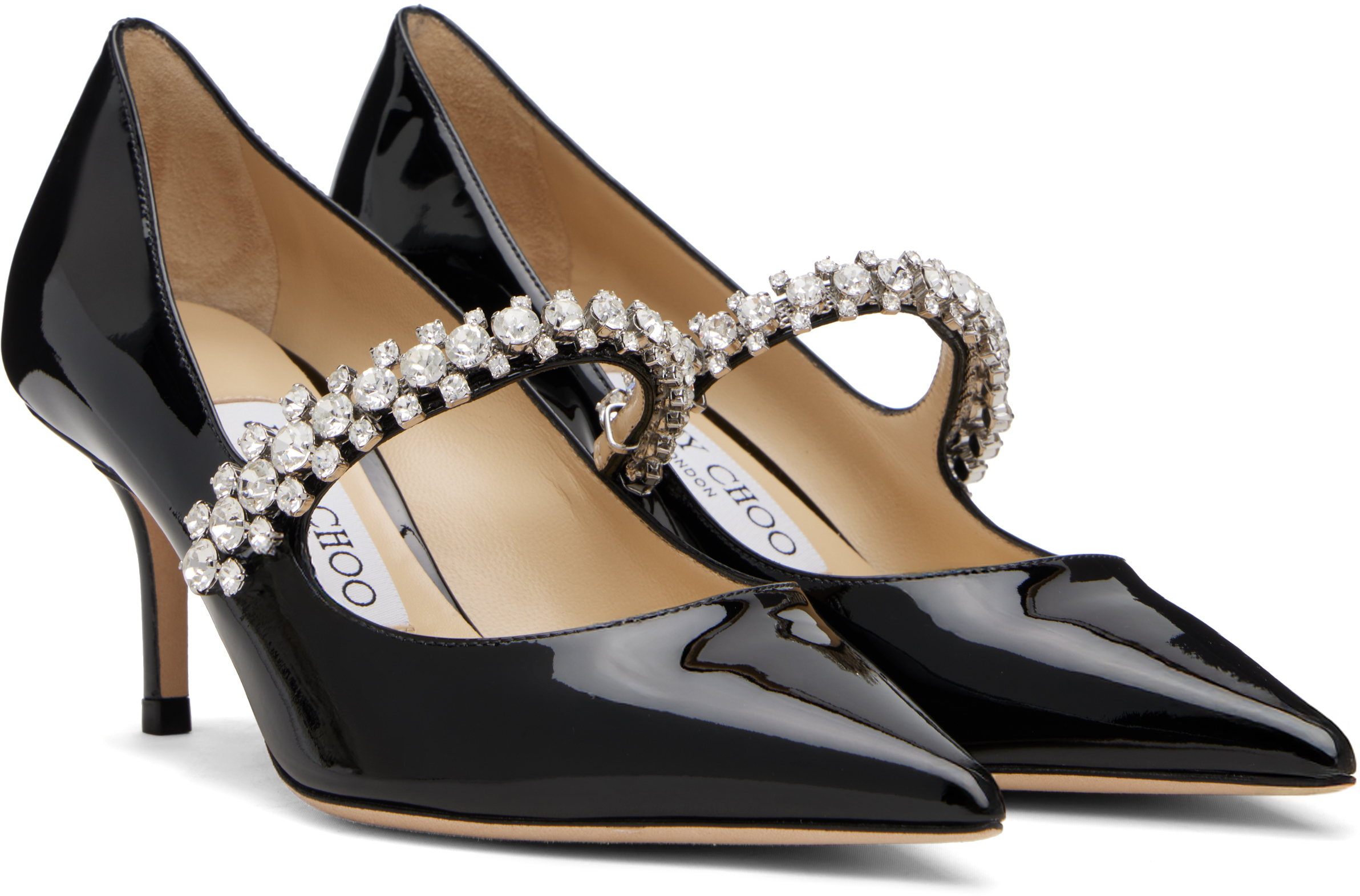Jimmy Choo Bing 65 Patent Pump In Black