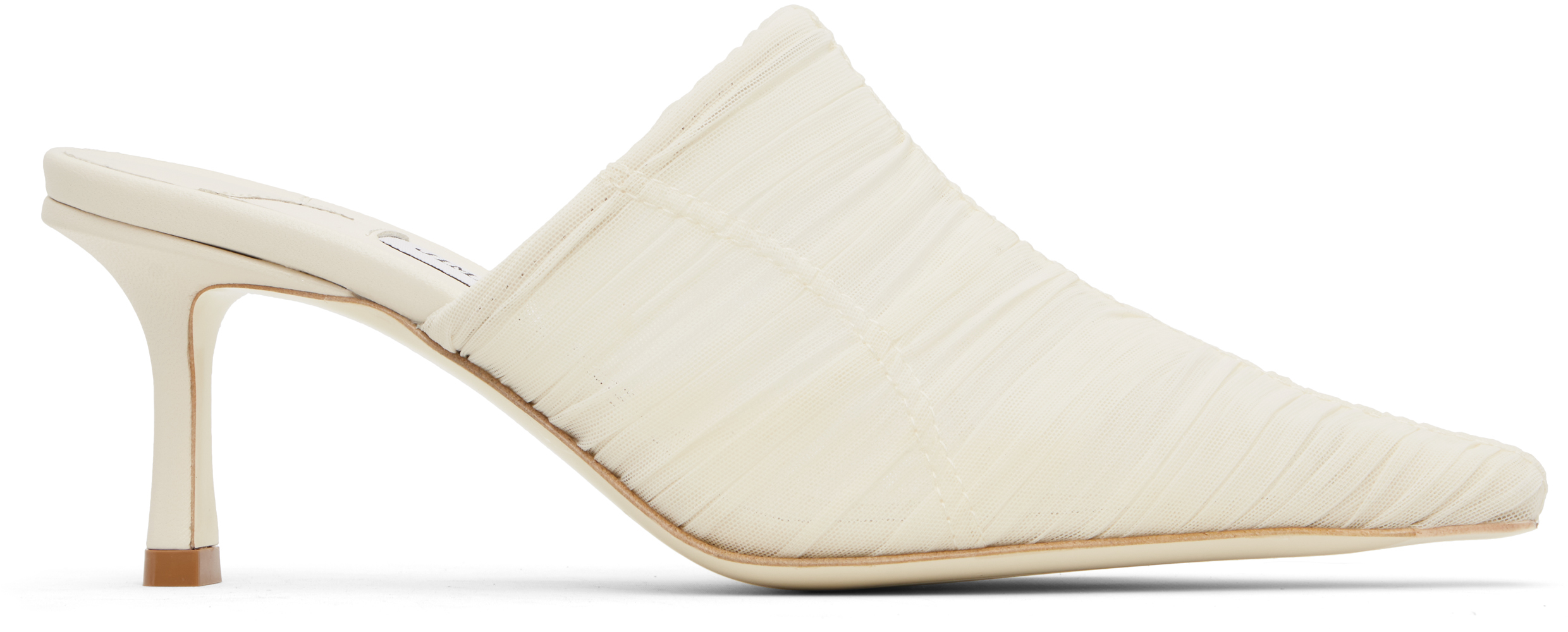 Jimmy Choo Off-white Lotta 65 Mules In Ivory
