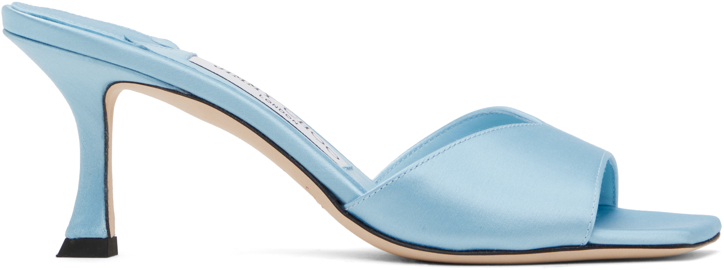 Jimmy Choo: ブルー Skye 70 ヒールサンダル | SSENSE 日本