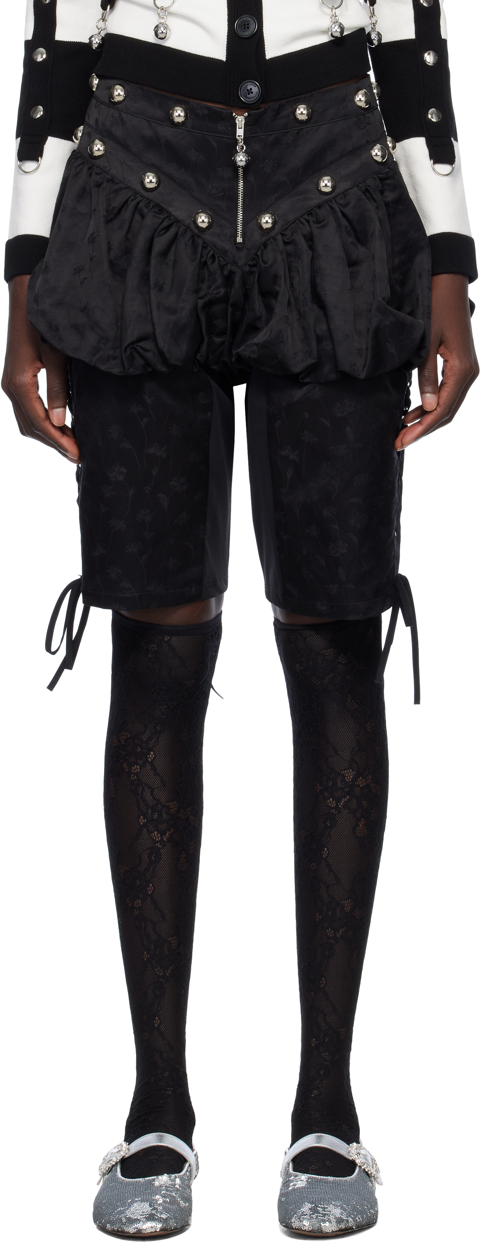 Black Bloomer Shorts