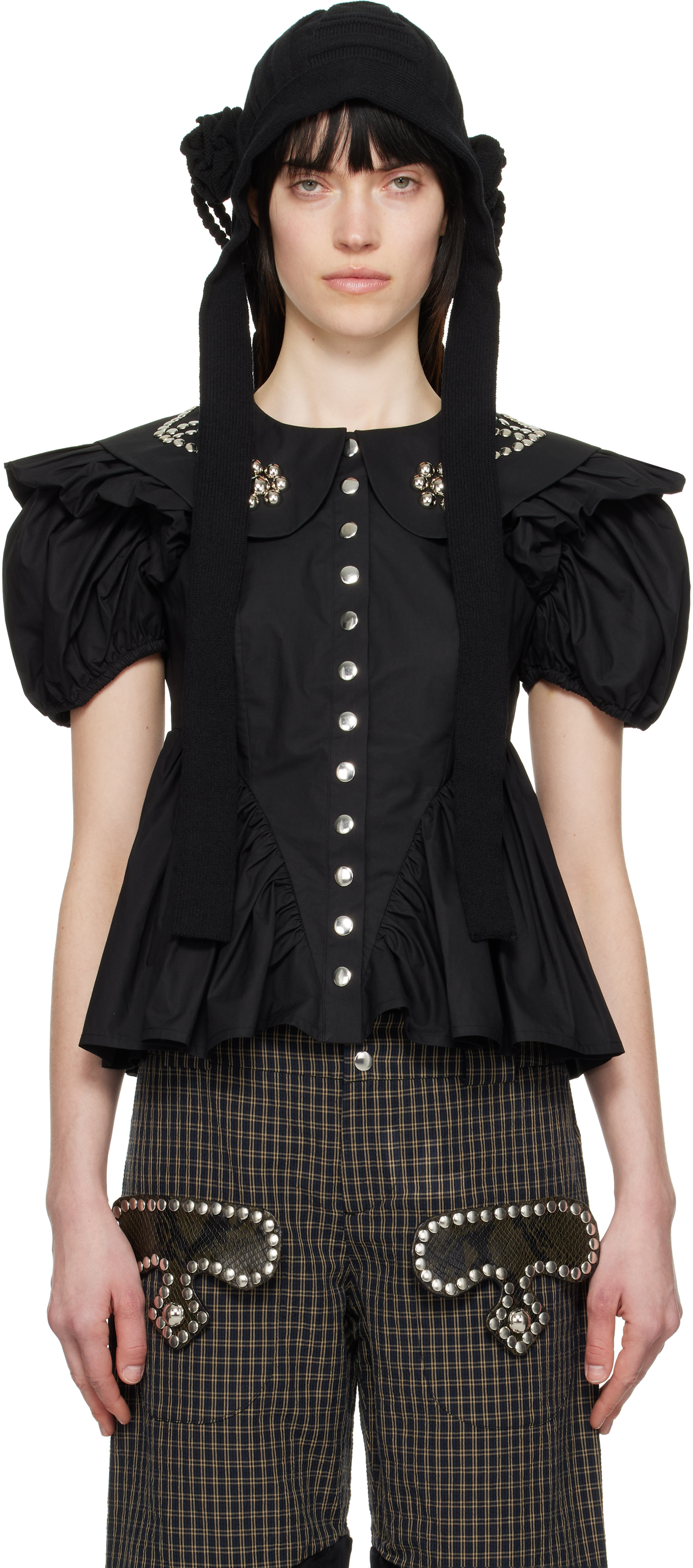 Black Lasso Blouse