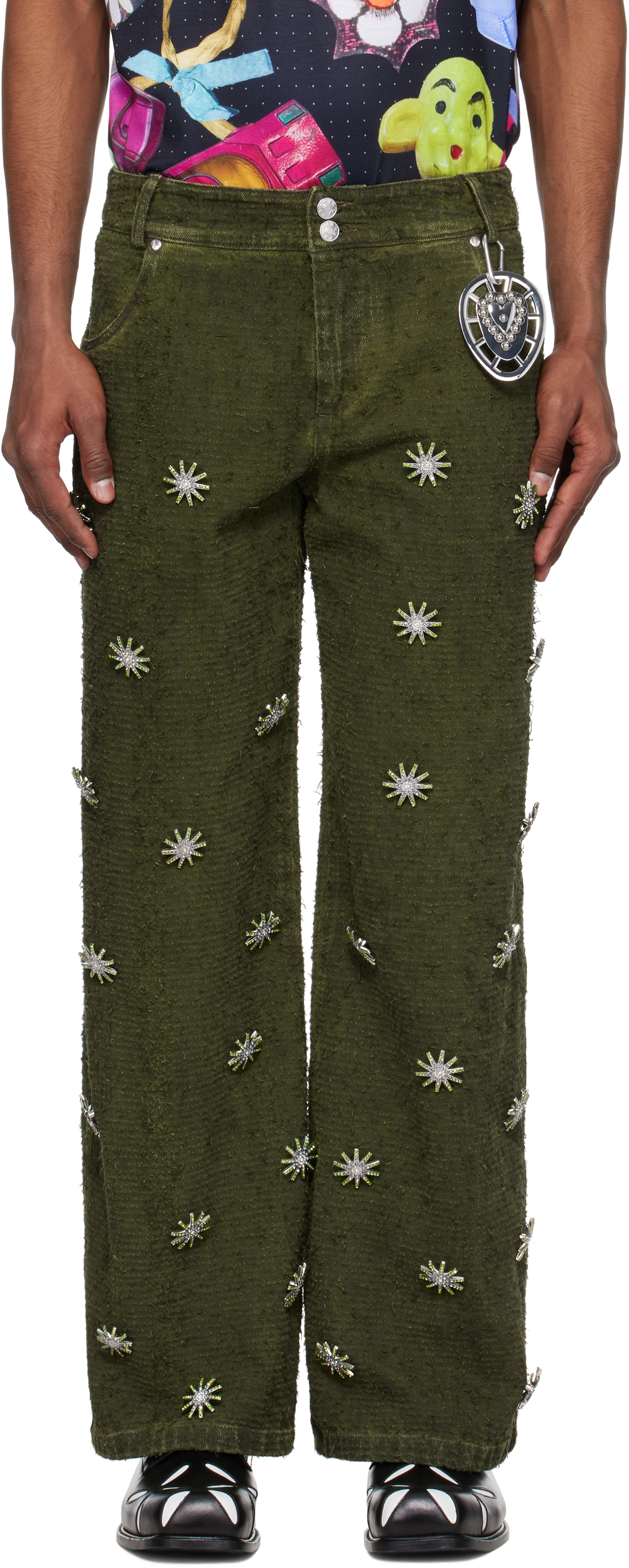 Green Poppet Jeans