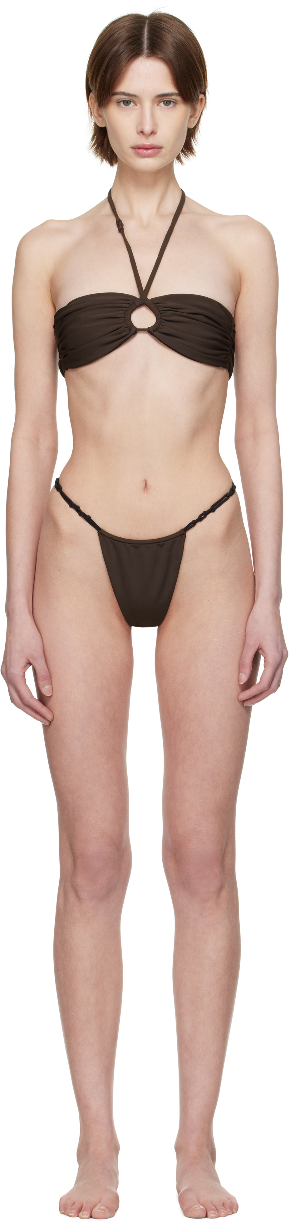 Brown V Knot 
Avril Bikini