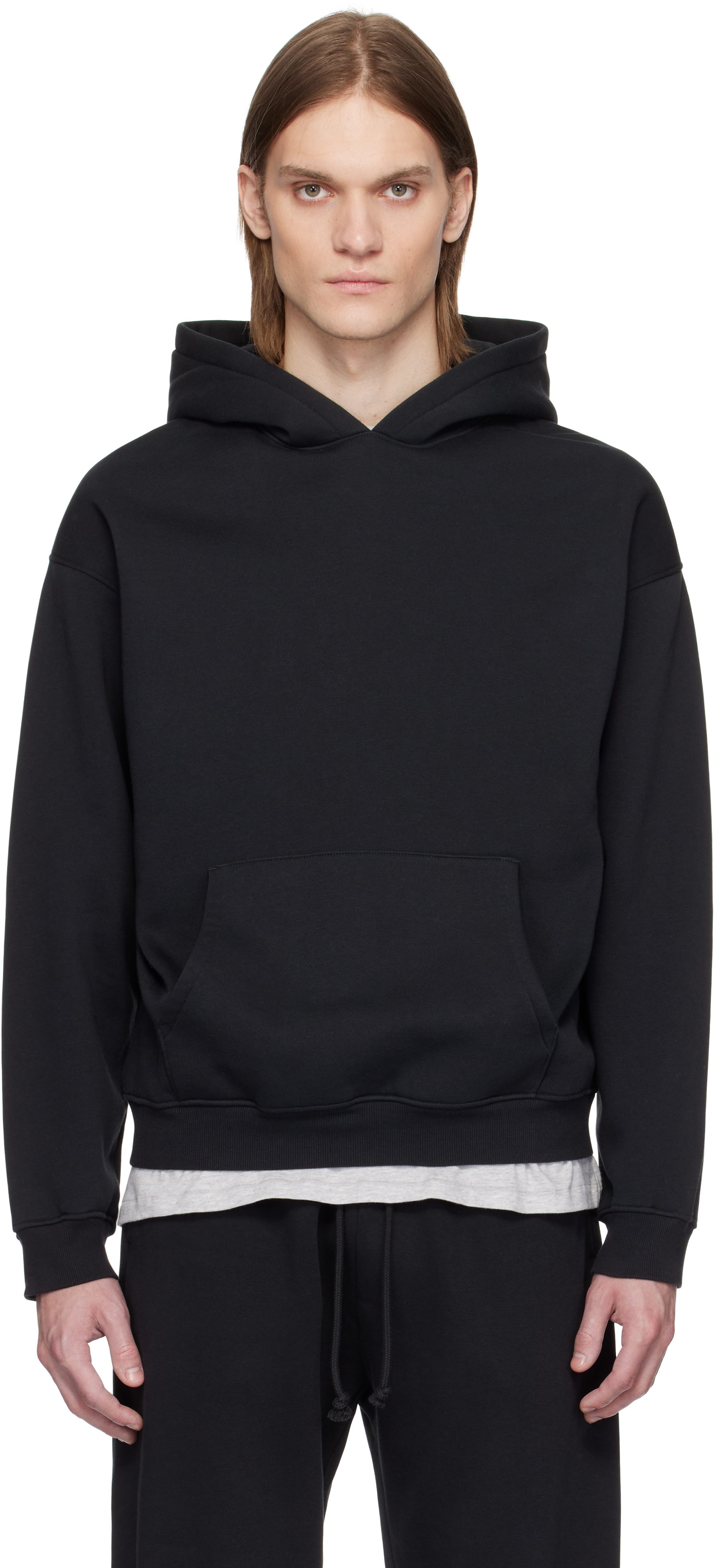 Black Fleece Lounge Relaxed Hoodie