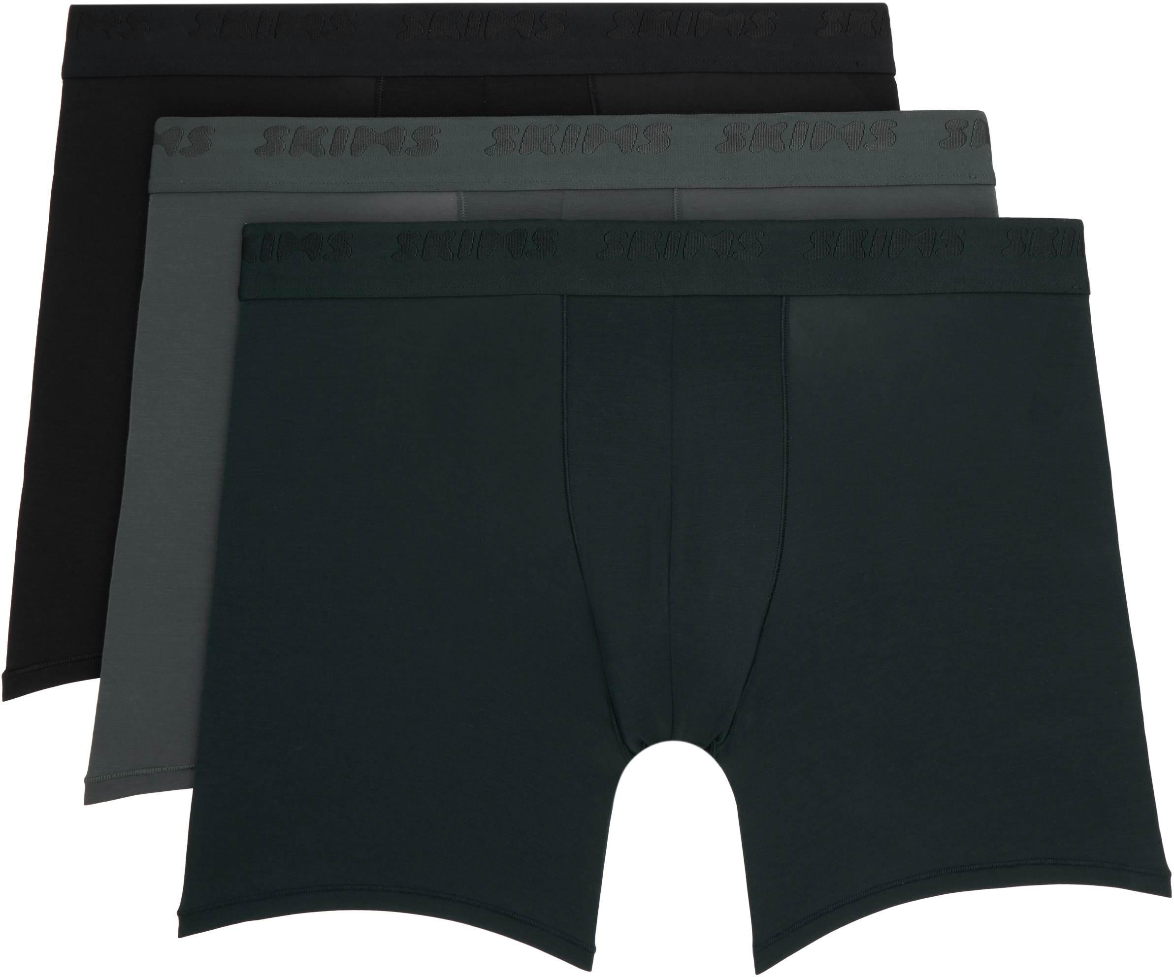 Three-Pack Multicolor SKIMS Stretch 5 Boxer Briefs