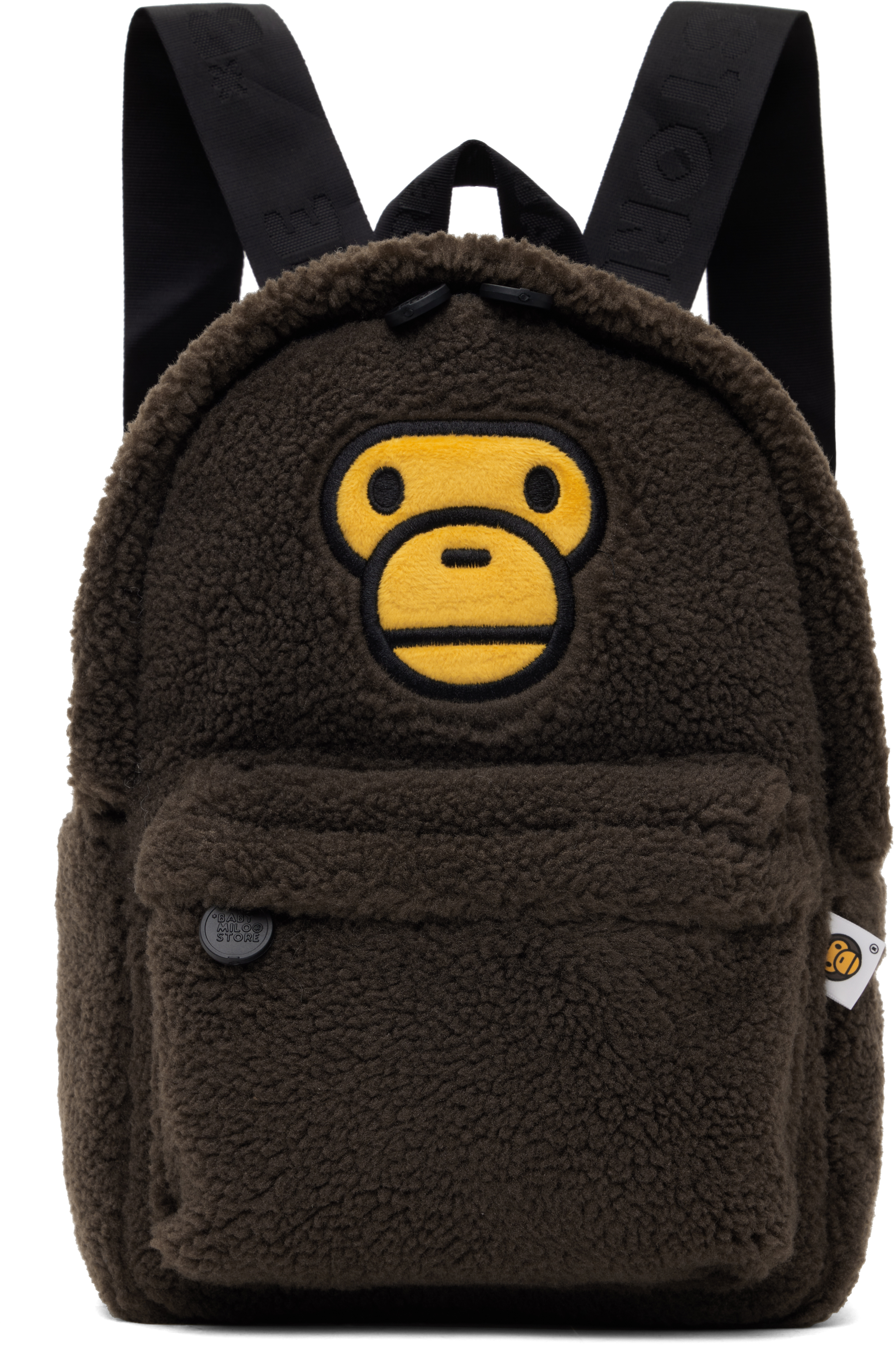 Brown Baby Milo Sherpa Mini Backpack