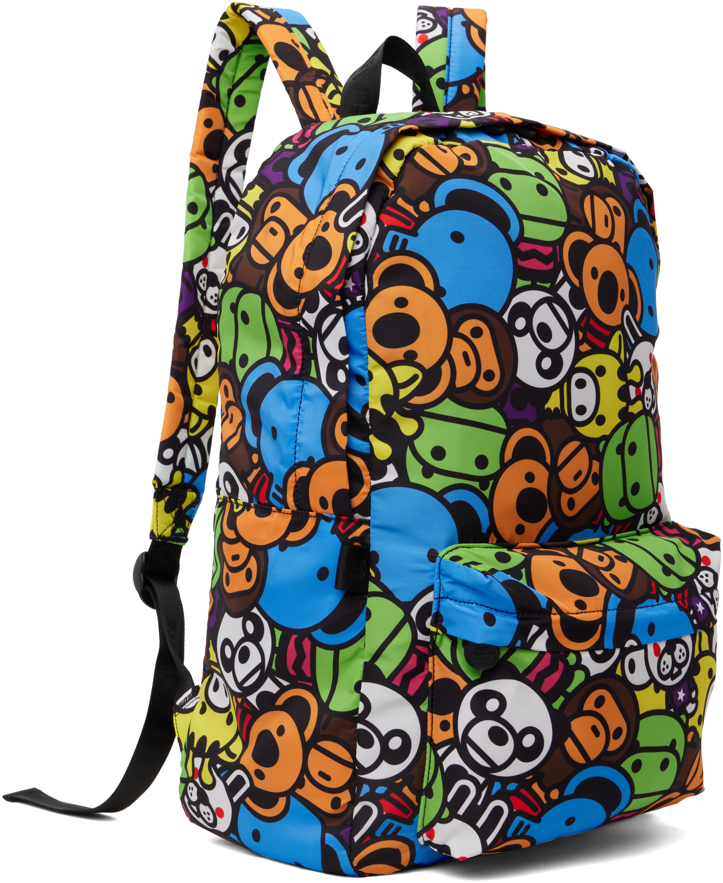 Bape Multicolor Baby Milo Large Backpack In Mlx
