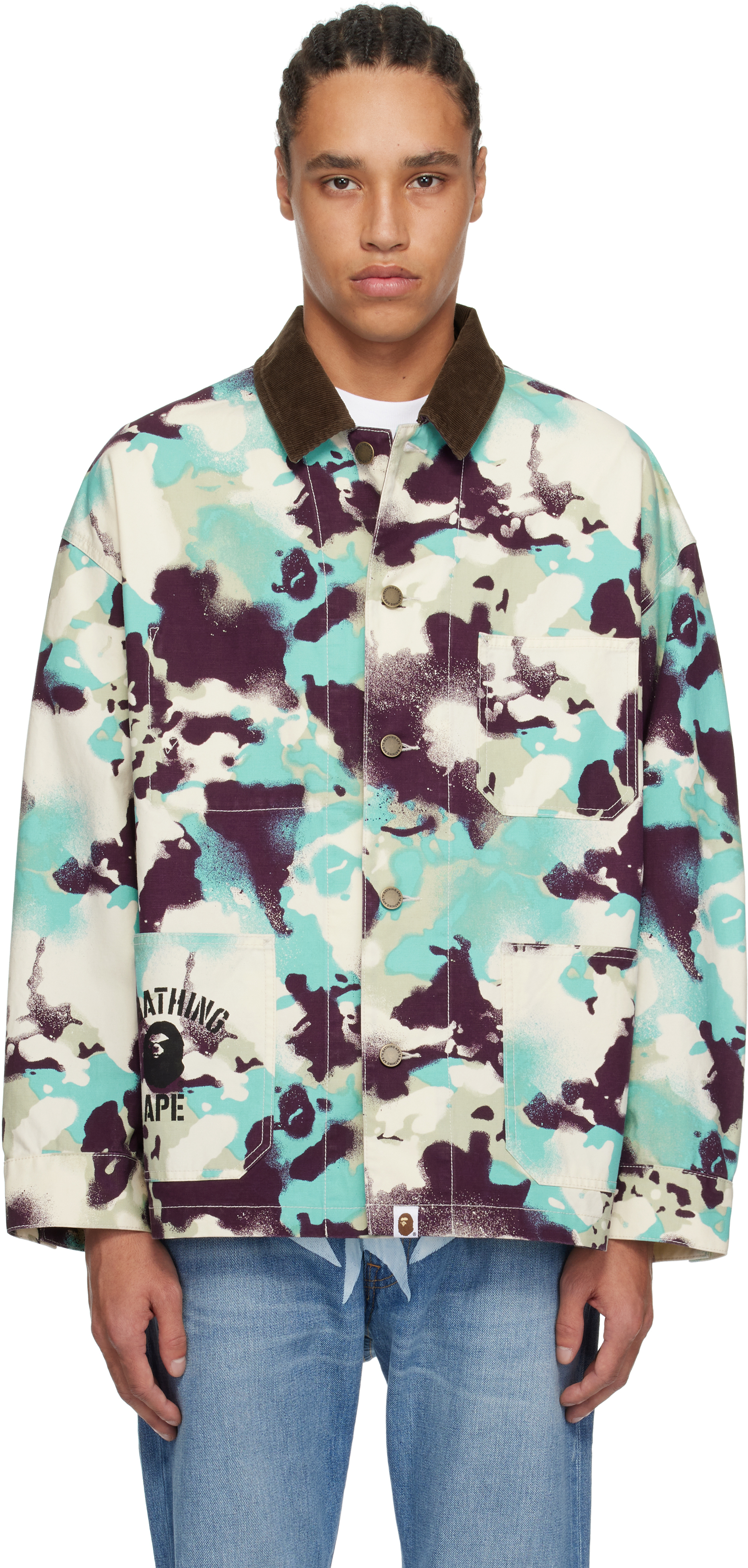 Green Map Camo Work Jacket