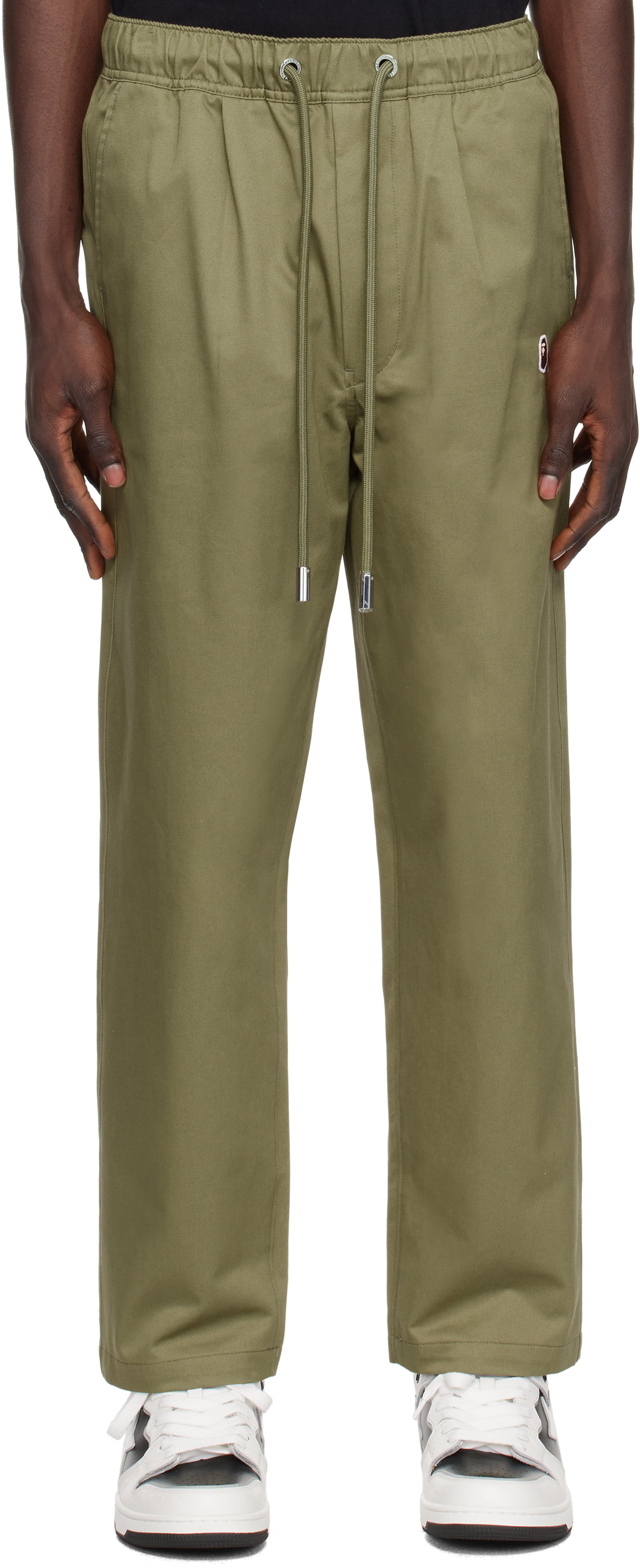 Khaki Ape Head One Point Chef Trousers