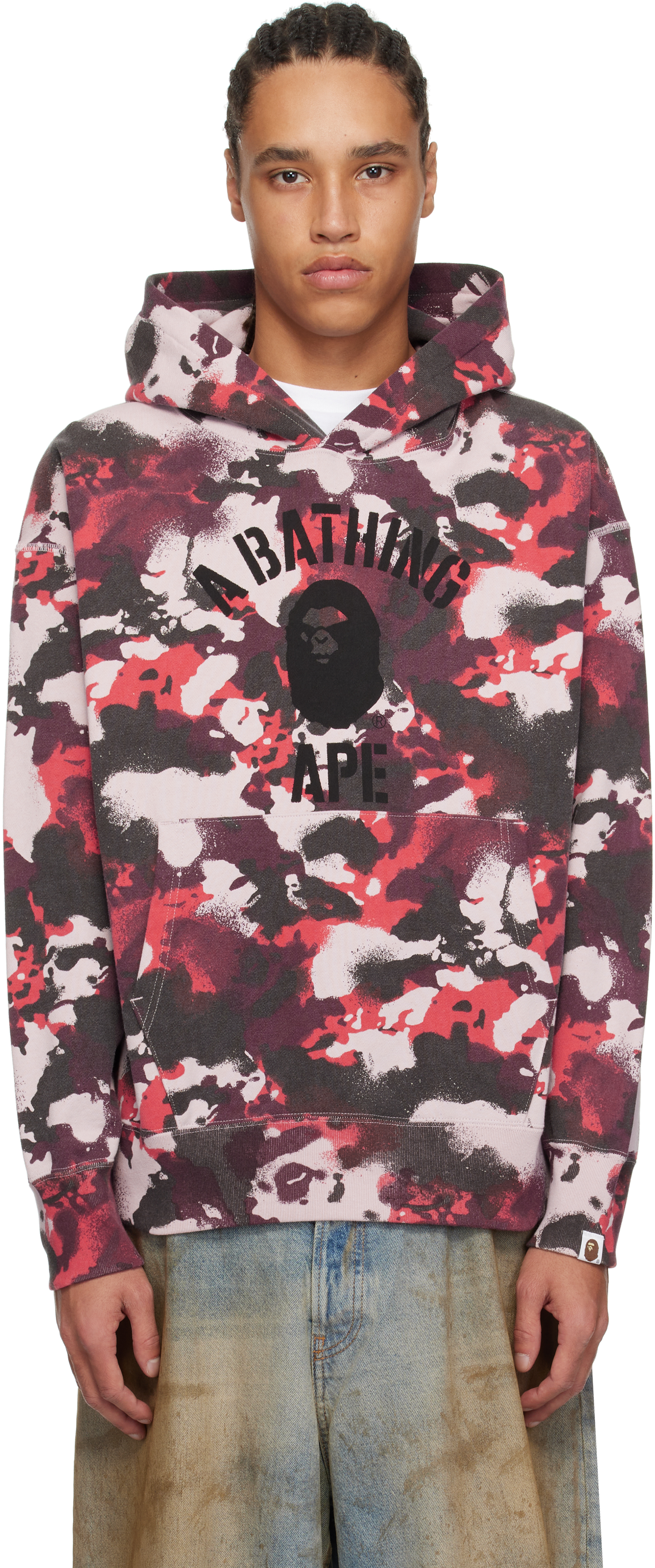 Red Map Camo Hoodie