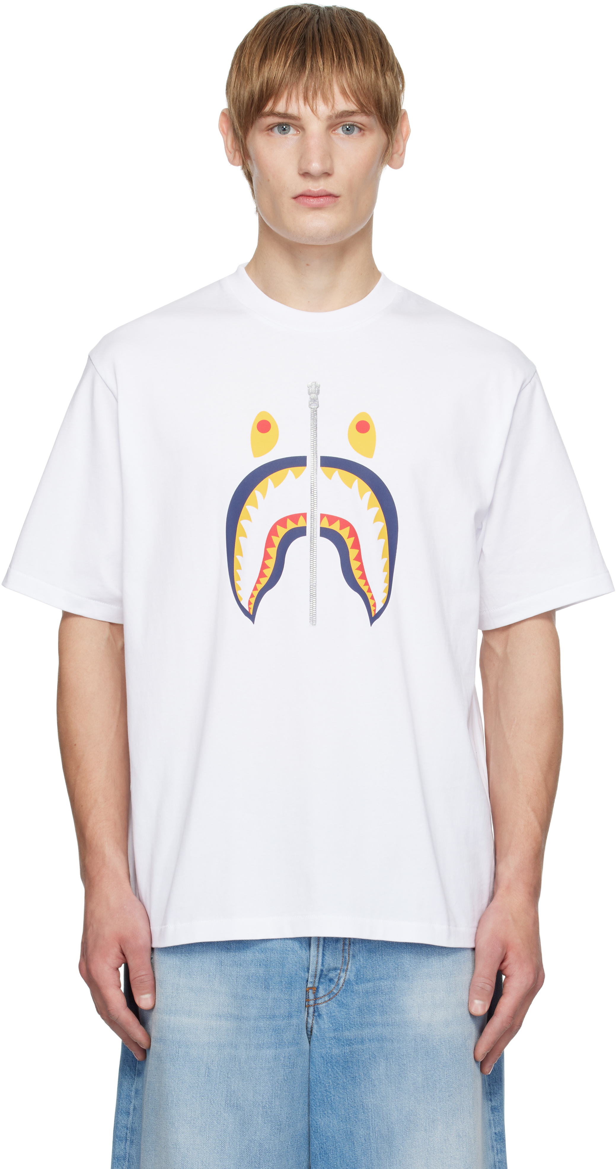 Bathing ape shark tee online