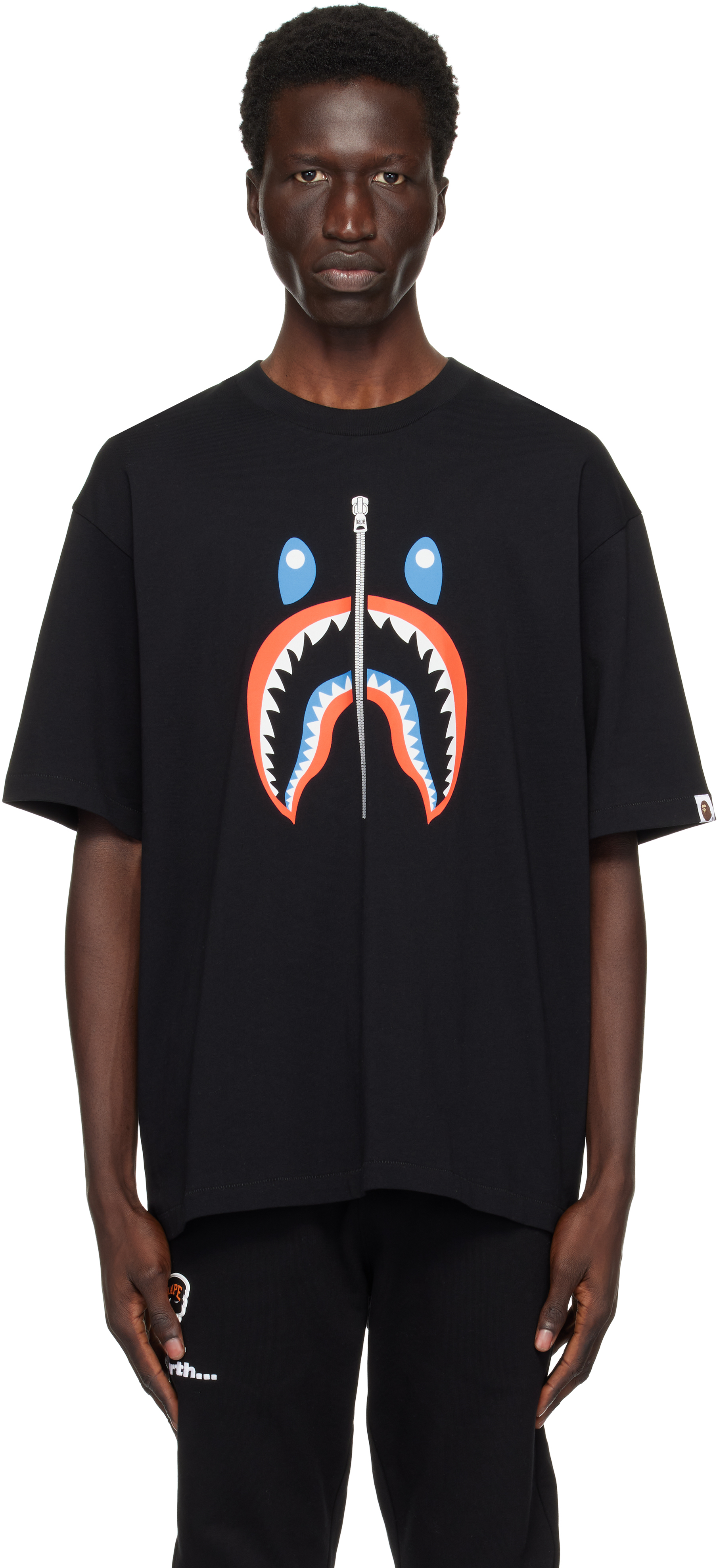 BAPE Black Shark Indonesia T Shirt SSENSE