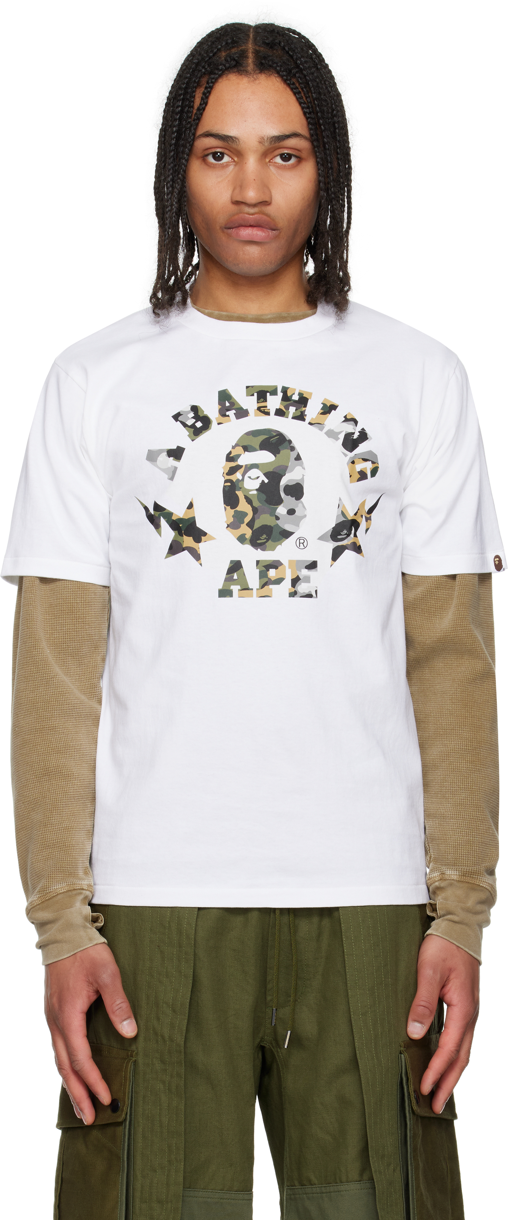 Camo Shark Bape White Camo T Shirt Camo Shirt Tee Bape Shark Bape