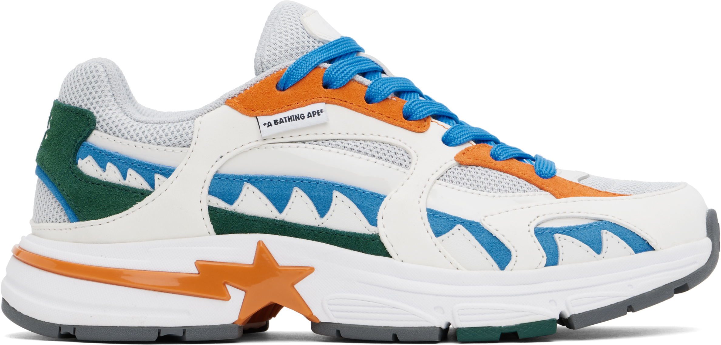 Bape White Shark Sta Indonesia M1 Sneakers