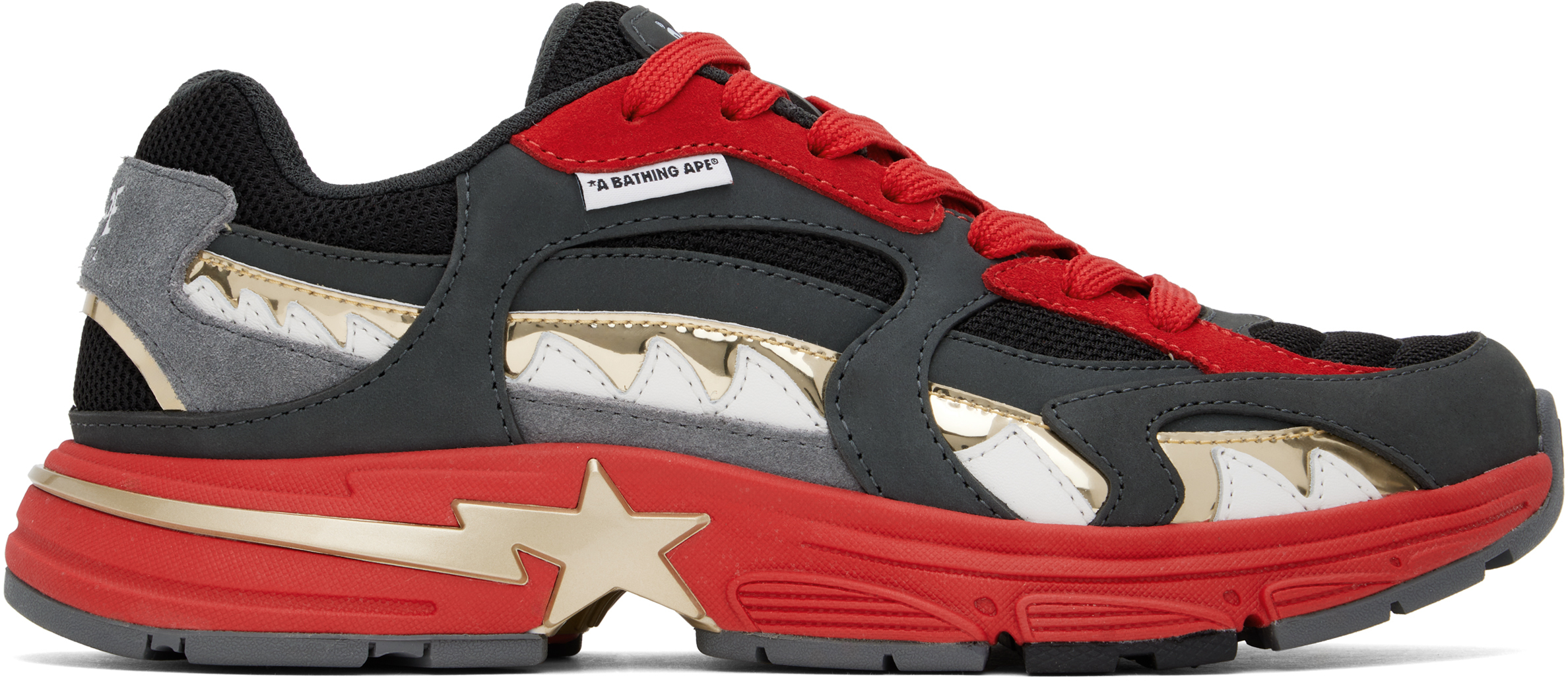 BAPE: Black Shark STA China M1 Sneakers | SSENSE