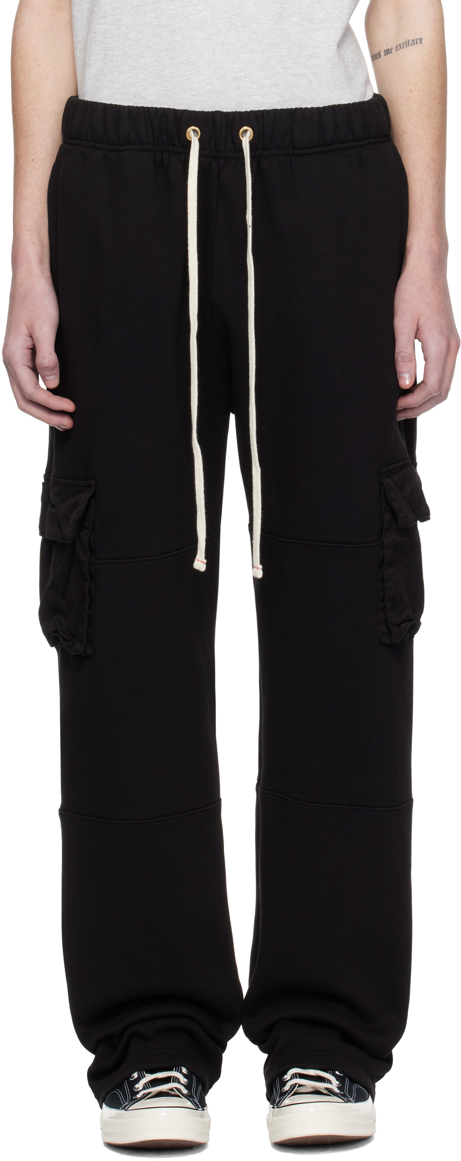 Black Heavyweight Cargo Pants