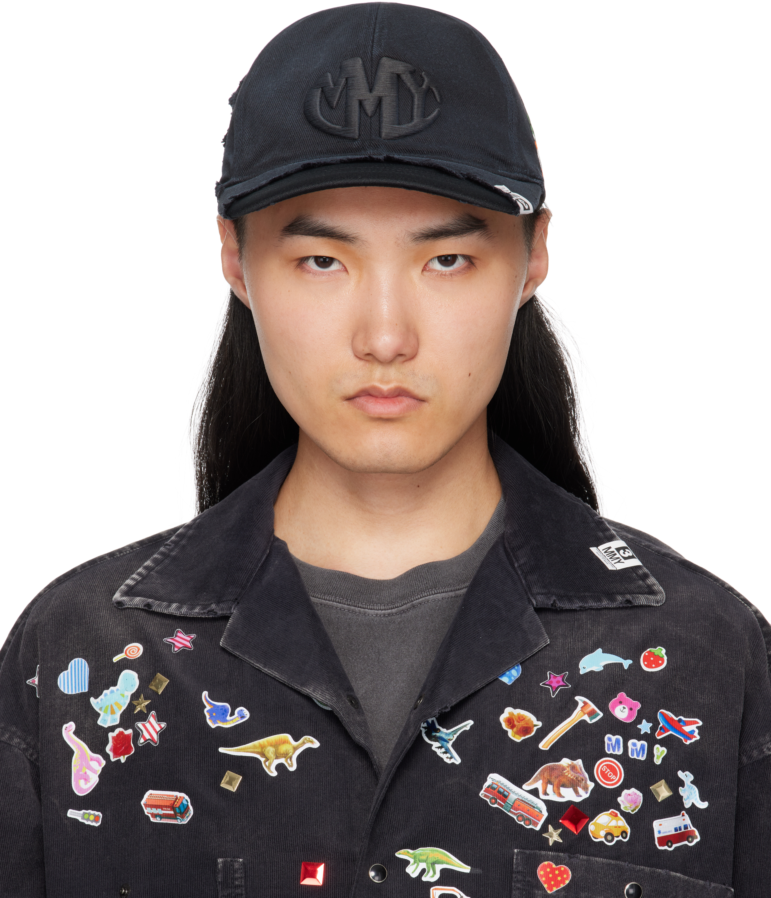 【特別セール品】 MIHARA Maison YASUHIRO: Detail Crushed Edition CA4LA Black 帽子