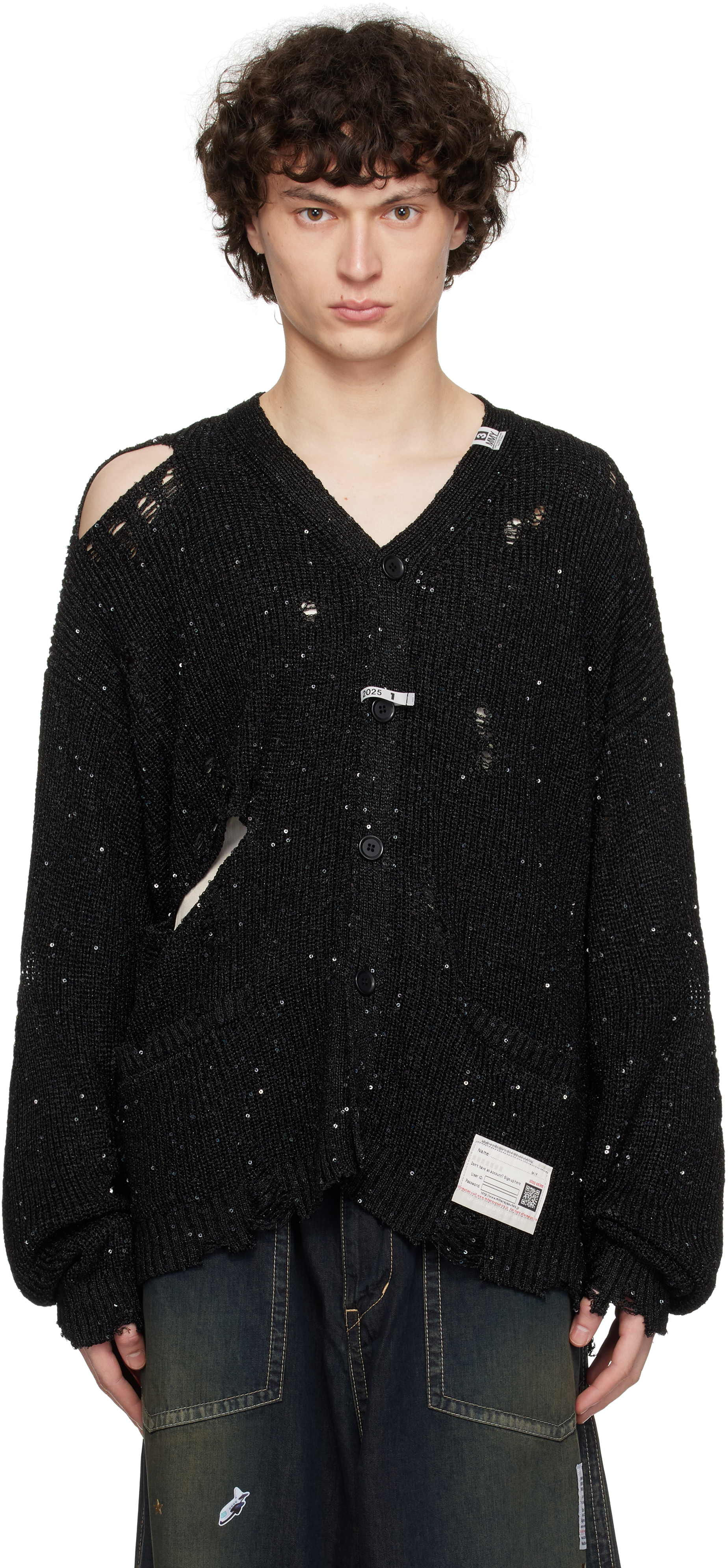 ミハラヤスヒロ Distressed Knit Cardigan Maison MIHARA YASUHIRO ONLINE STORE（ミハラヤスヒロ