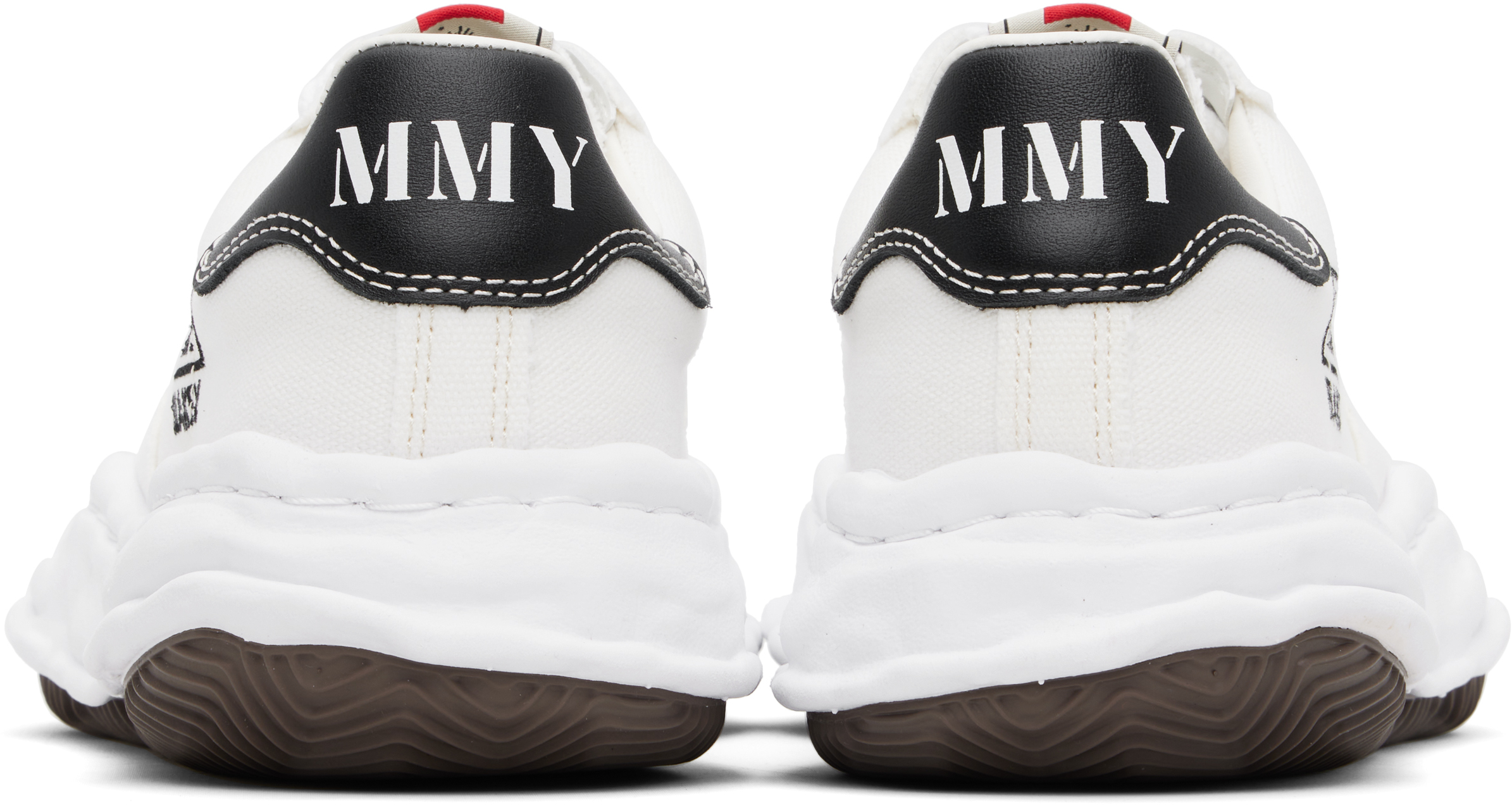 Miharayasuhiro Maison Mihara Yasuhiro White Canvas Blakey Low-top Sneakers In White