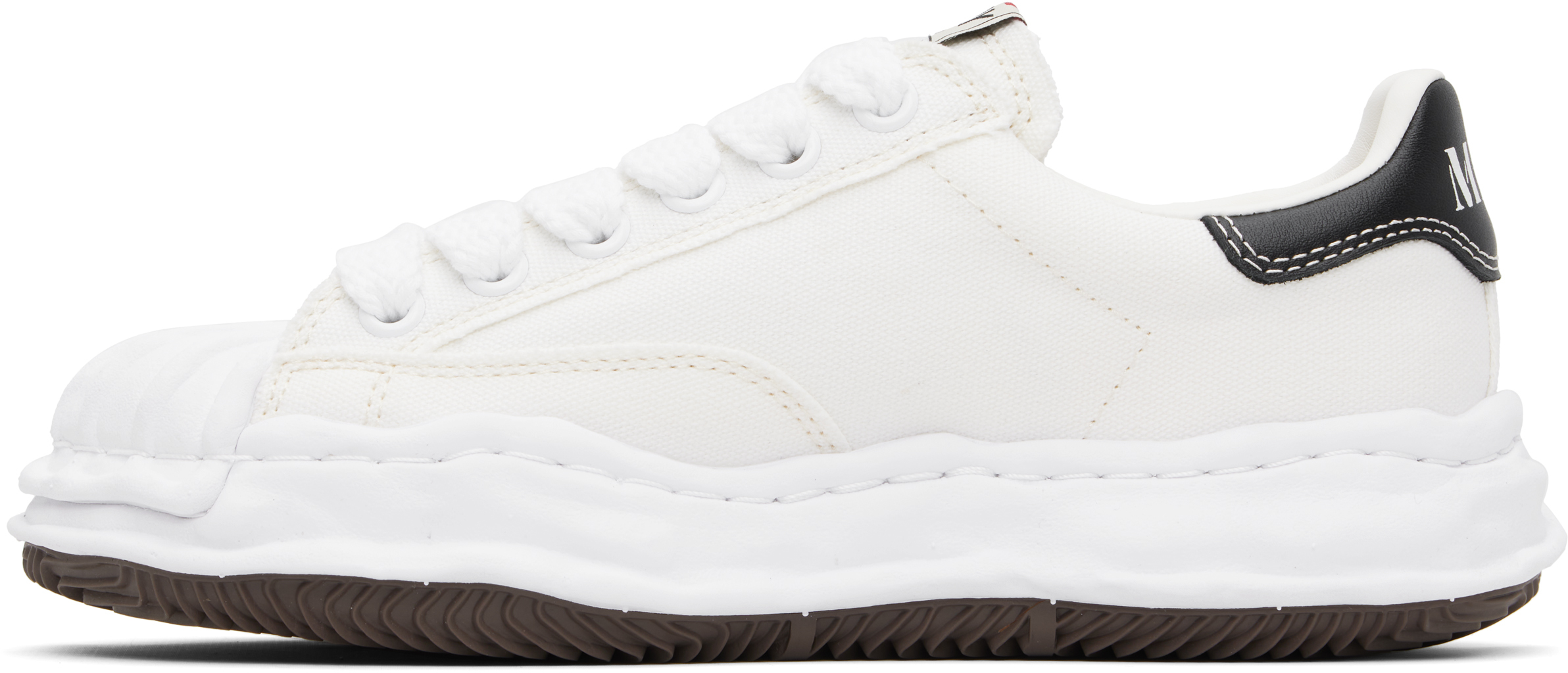 Miharayasuhiro Maison Mihara Yasuhiro White Canvas Blakey Low-top Sneakers In White