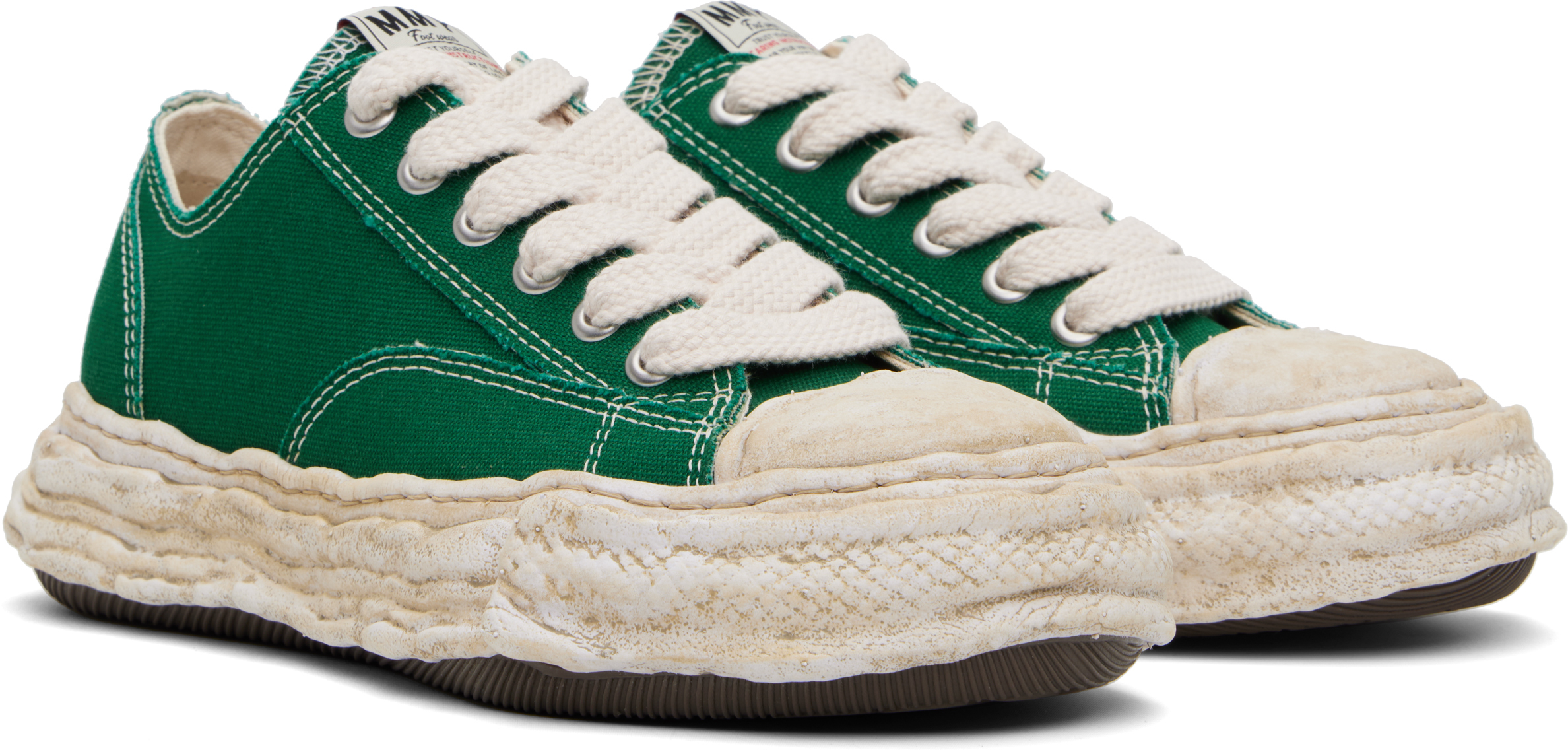Miharayasuhiro Maison Mihara Yasuhiro Peterson 23 Low Top Sneaker In Green