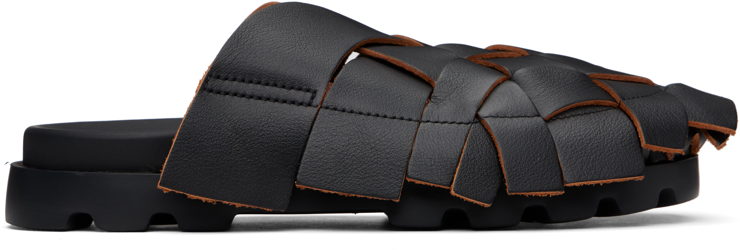 サンダル CAMPERLAB Merco Negro Brutus Sand Negro Camper Brutus Sandals in Black | SVD USA