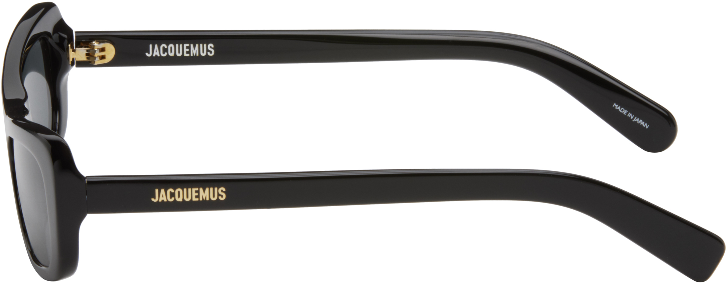 Jacquemus Black La Casa 'les Lunettes Capri' Sunglasses In 990 Black