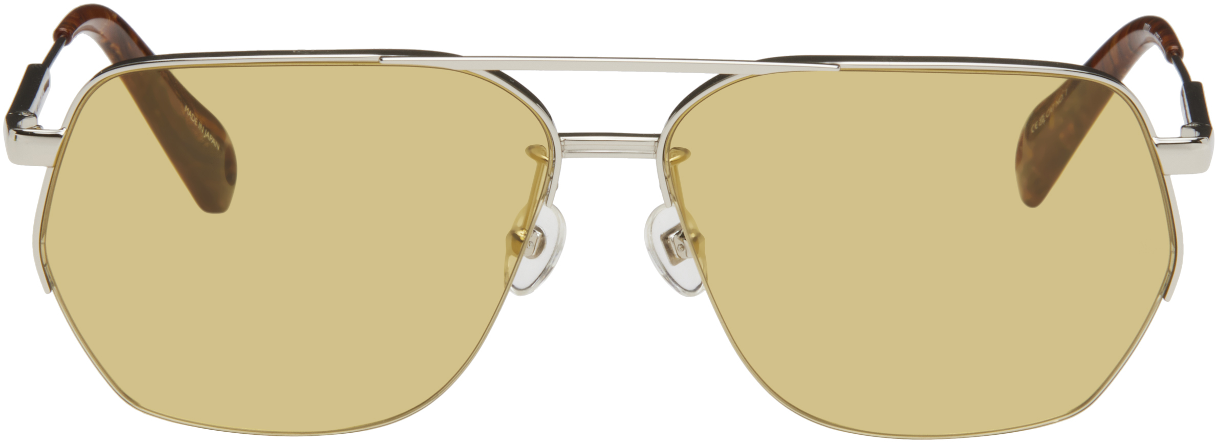 Silver 'Les lunettes Aviador' Sunglasses