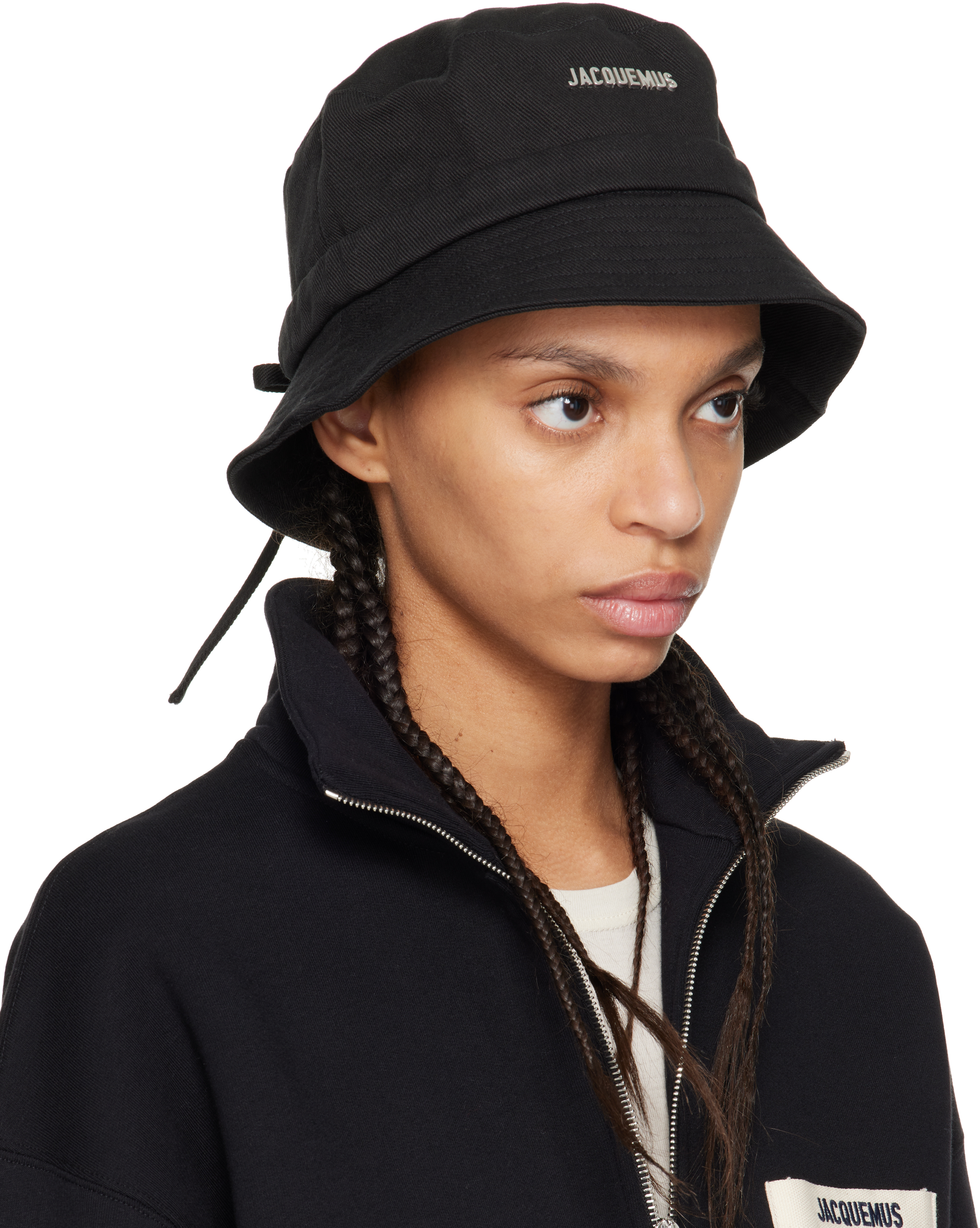 Jacquemus Black Les Classiques 'the Gadjo' Bucket Hat In 990 Black
