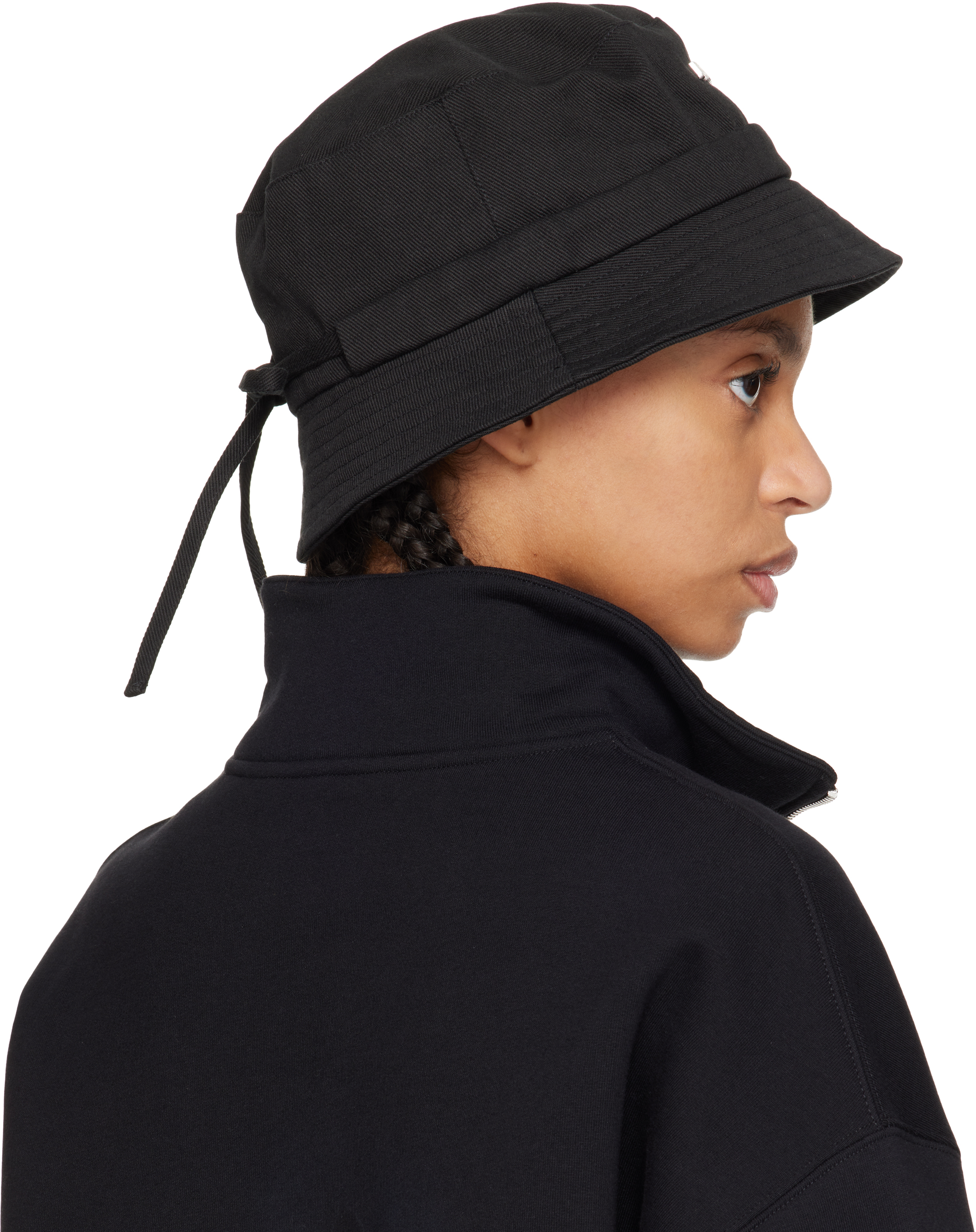 Jacquemus Black Les Classiques 'the Gadjo' Bucket Hat In 990 Black