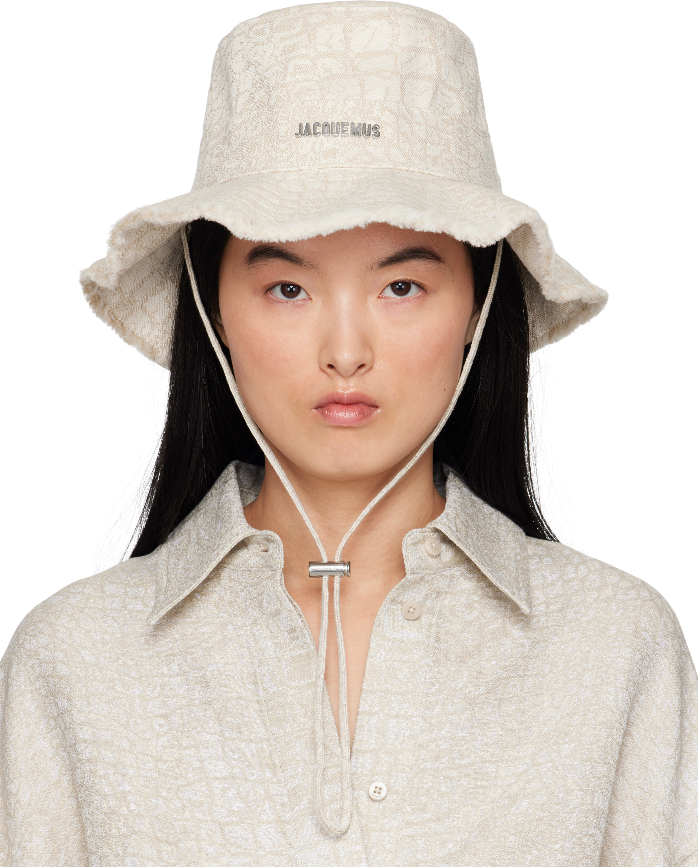 Beige La Croisière 'The Artichaut' Bucket Hat