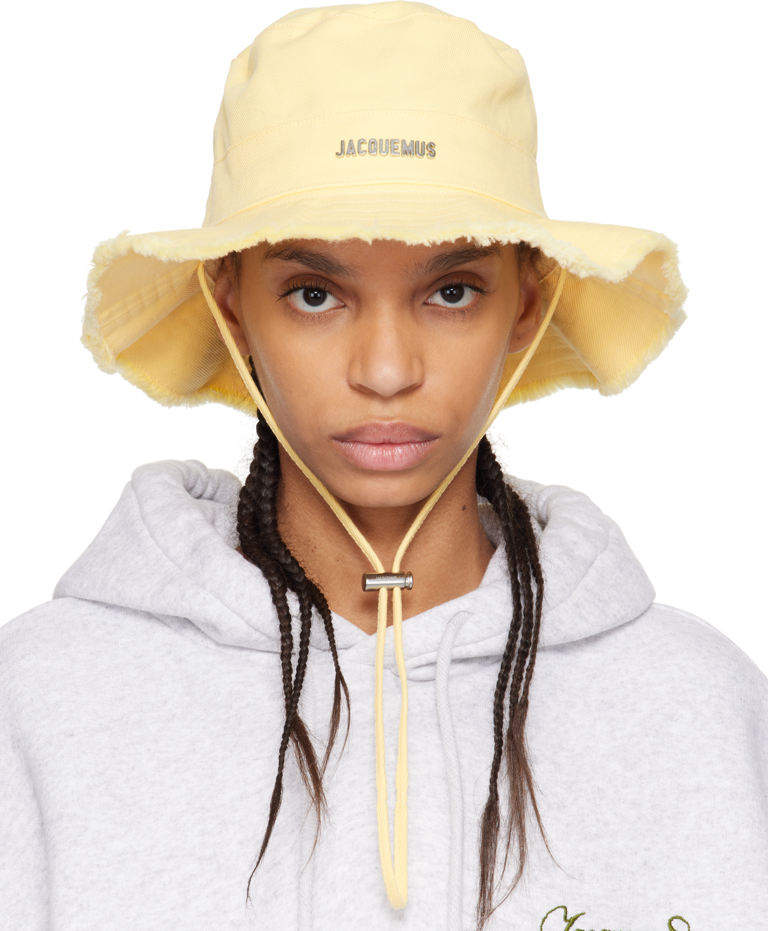 【関税込み】JACQUEMUS イエロー The Artichaut バケットハット JACQUEMUS: イエロー The Artichaut バケットハット | SSENSE 日本