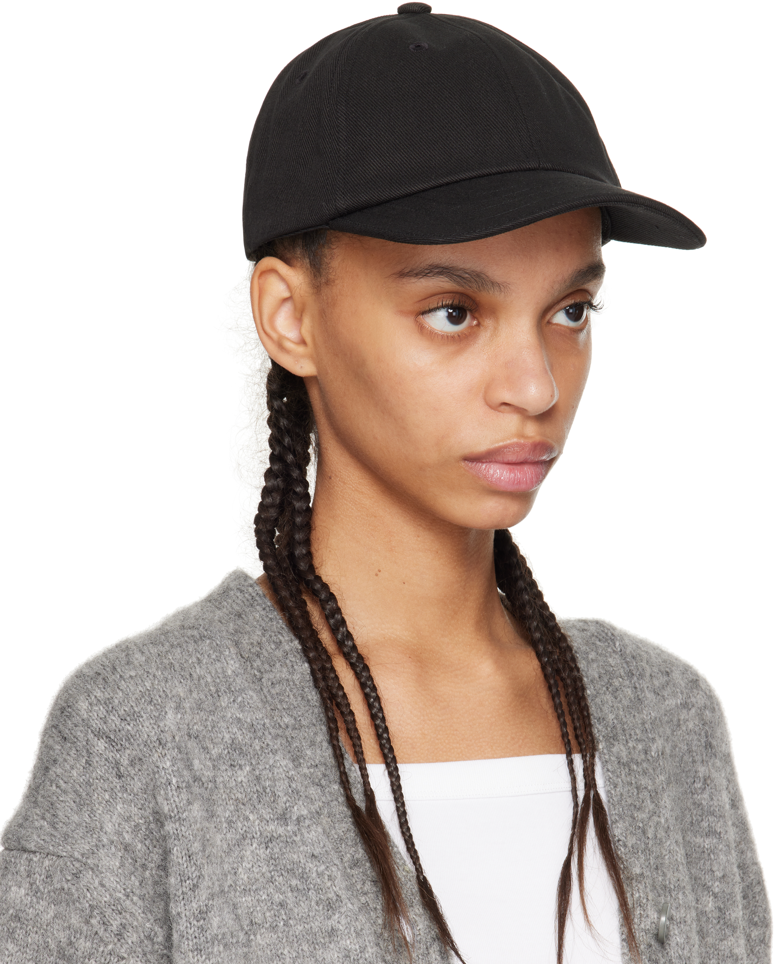 Shop Jacquemus Black 'the ' Cap In 990 Black