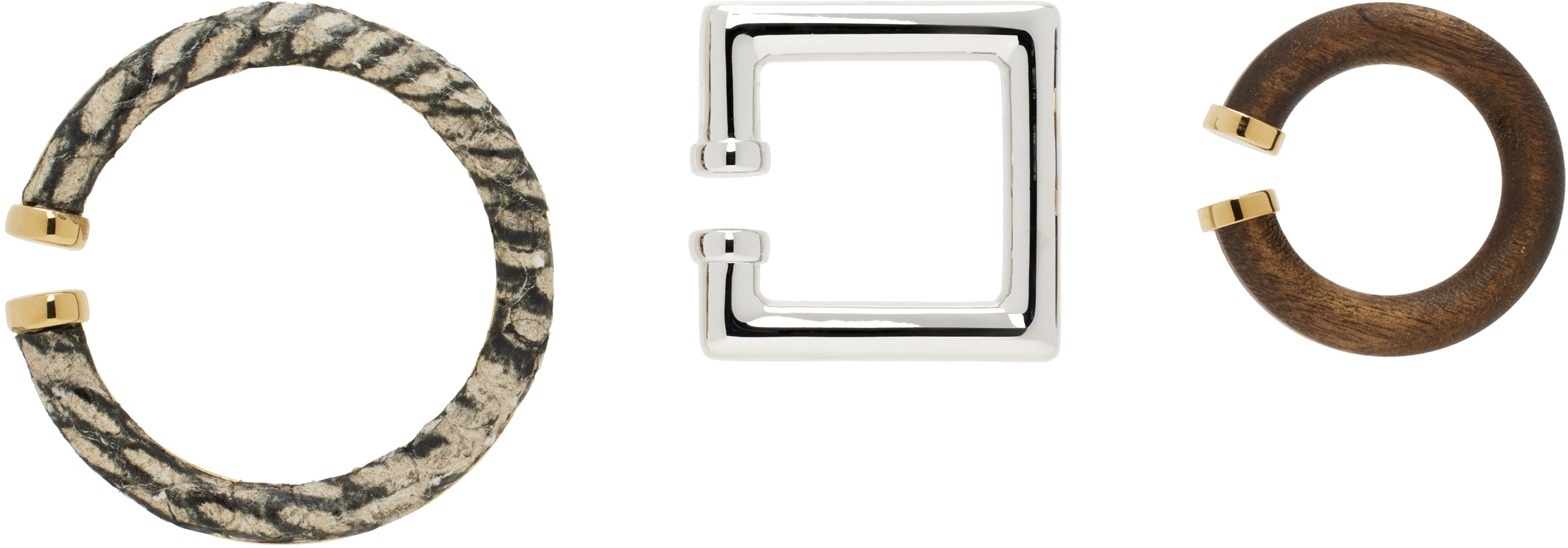 Multicolor La Croisière 'The Ear Jewelry' Ear Cuff Set