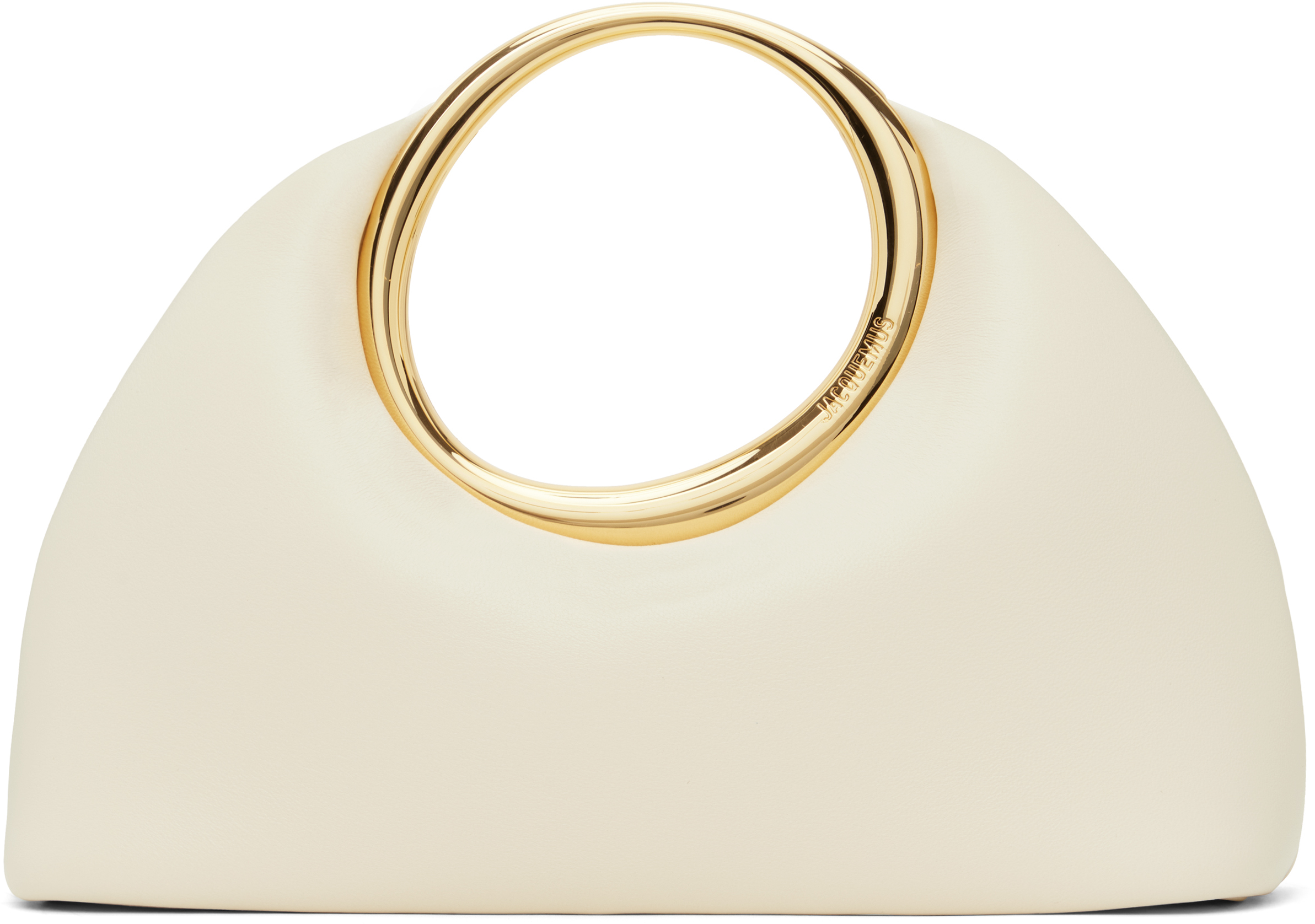 Jacquemus Off-white 'the Small Calino' Bag In 115 Light Ivory