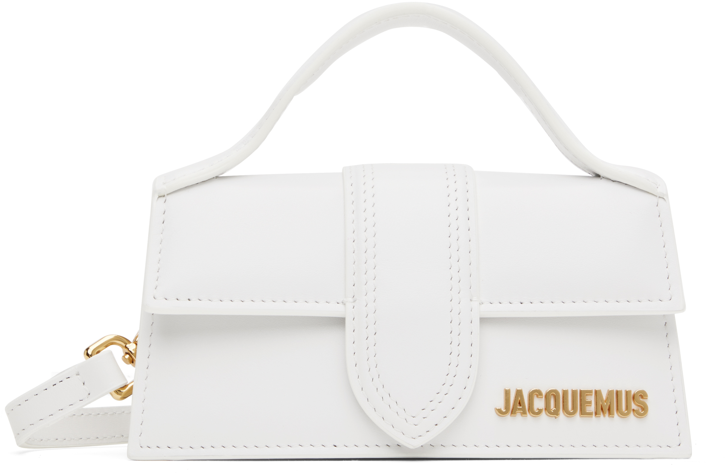 Shop Jacquemus White Les Classiques 'the Bambino' Bag In 100 White