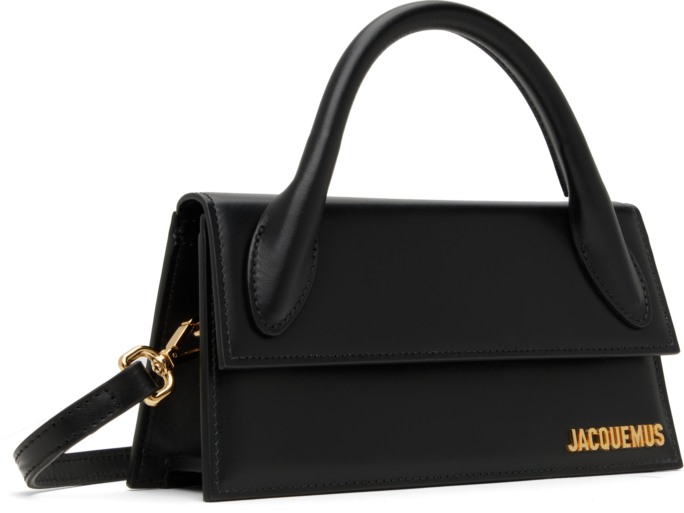 Jacquemus Shoulder Bags With Detachable Strap And Top Handle In Black