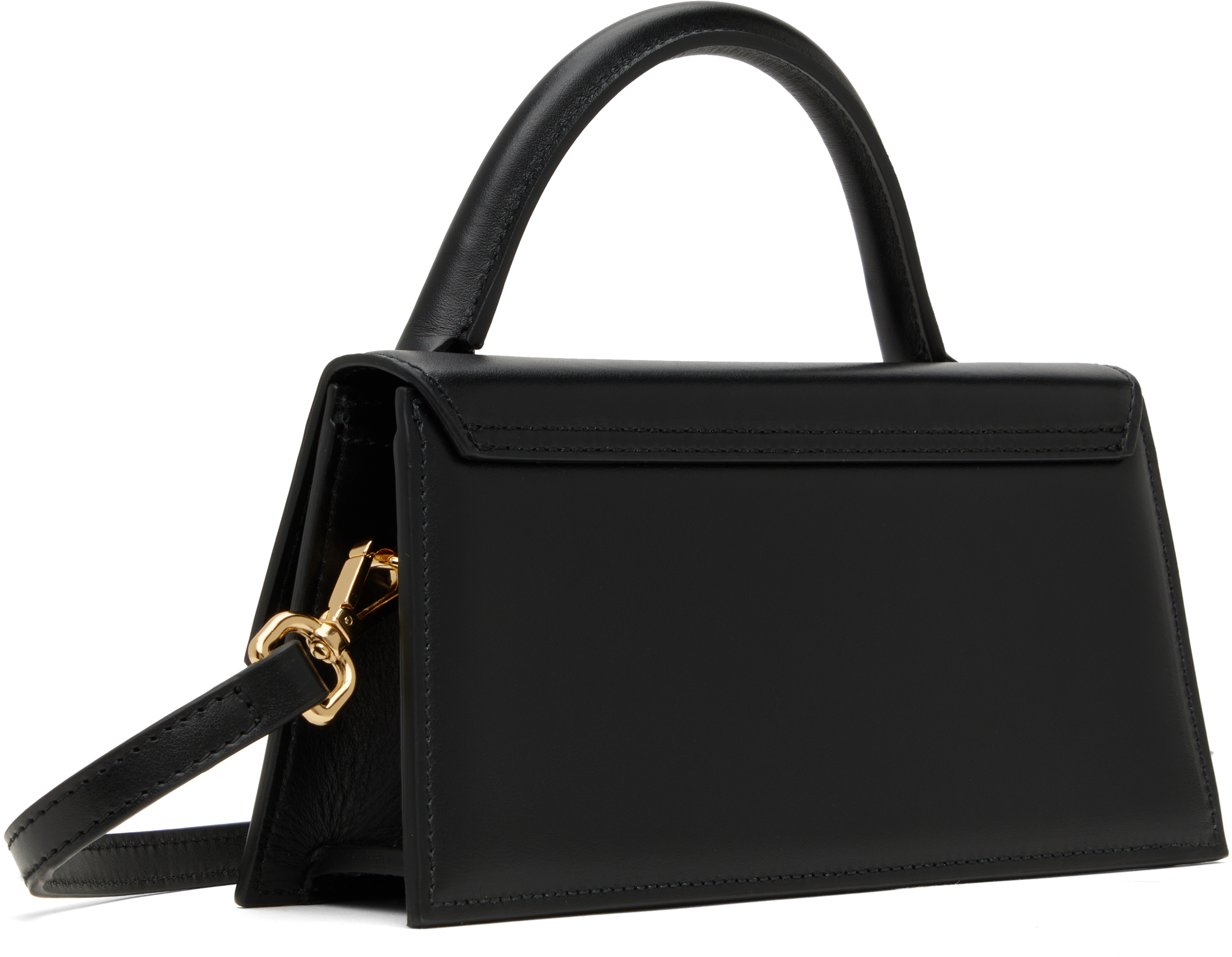 Jacquemus Shoulder Bags With Detachable Strap And Top Handle In Black