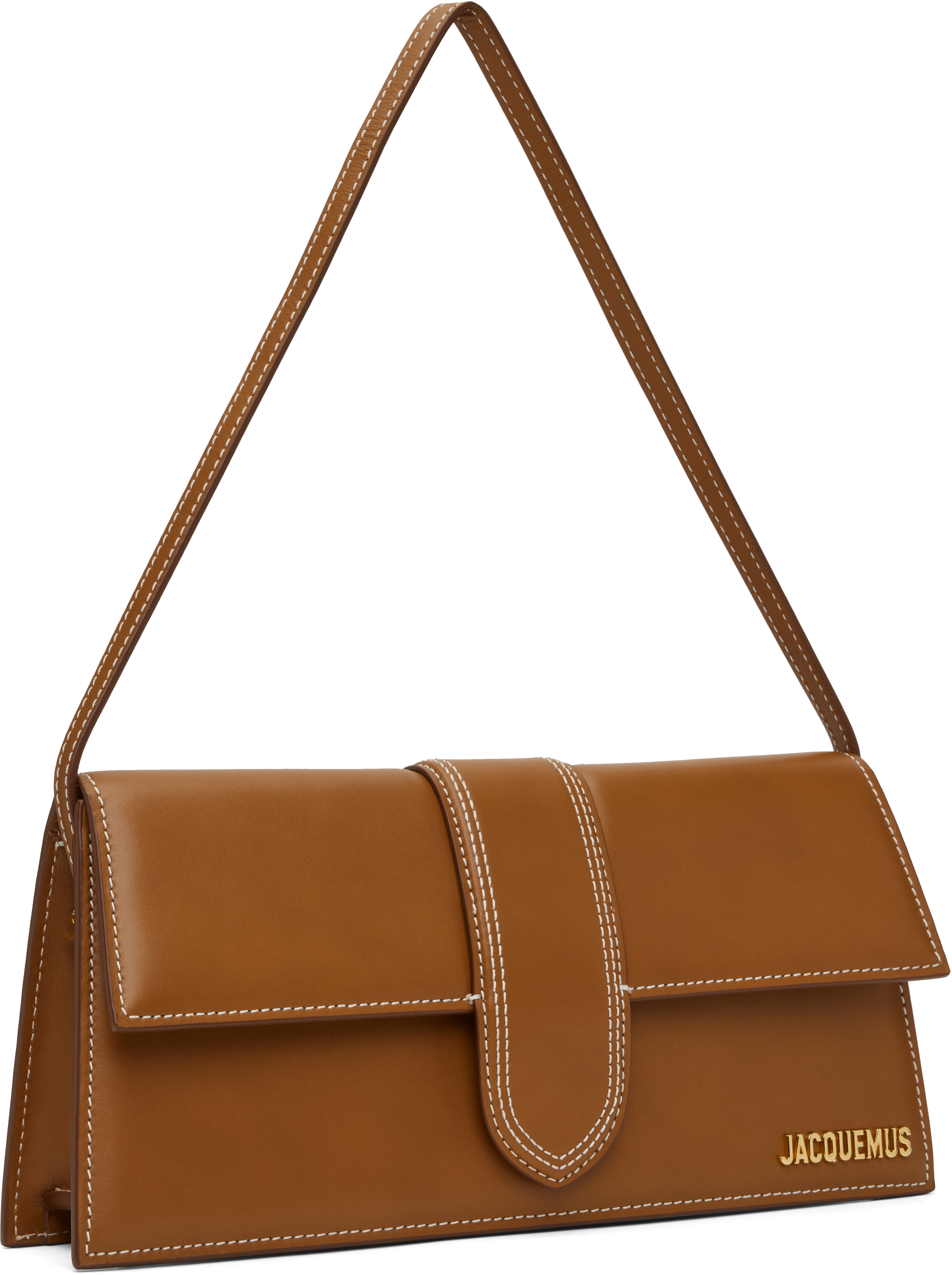 Jacquemus Brown 'the Long Bambino' Bag In 811 Light Brown 2