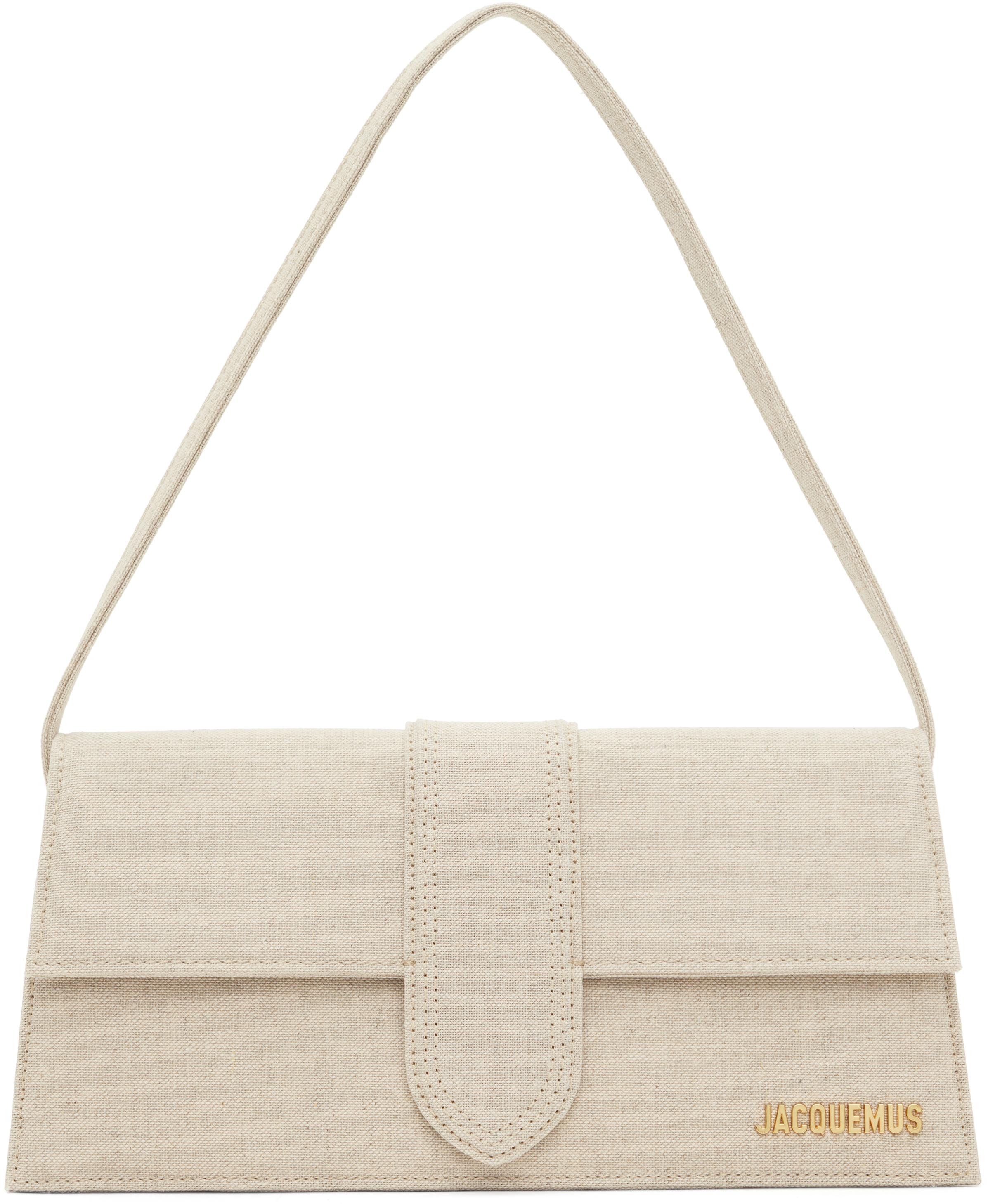 Jacquemus Beige 'the Long Bambino' Bag In 140 Light Greige