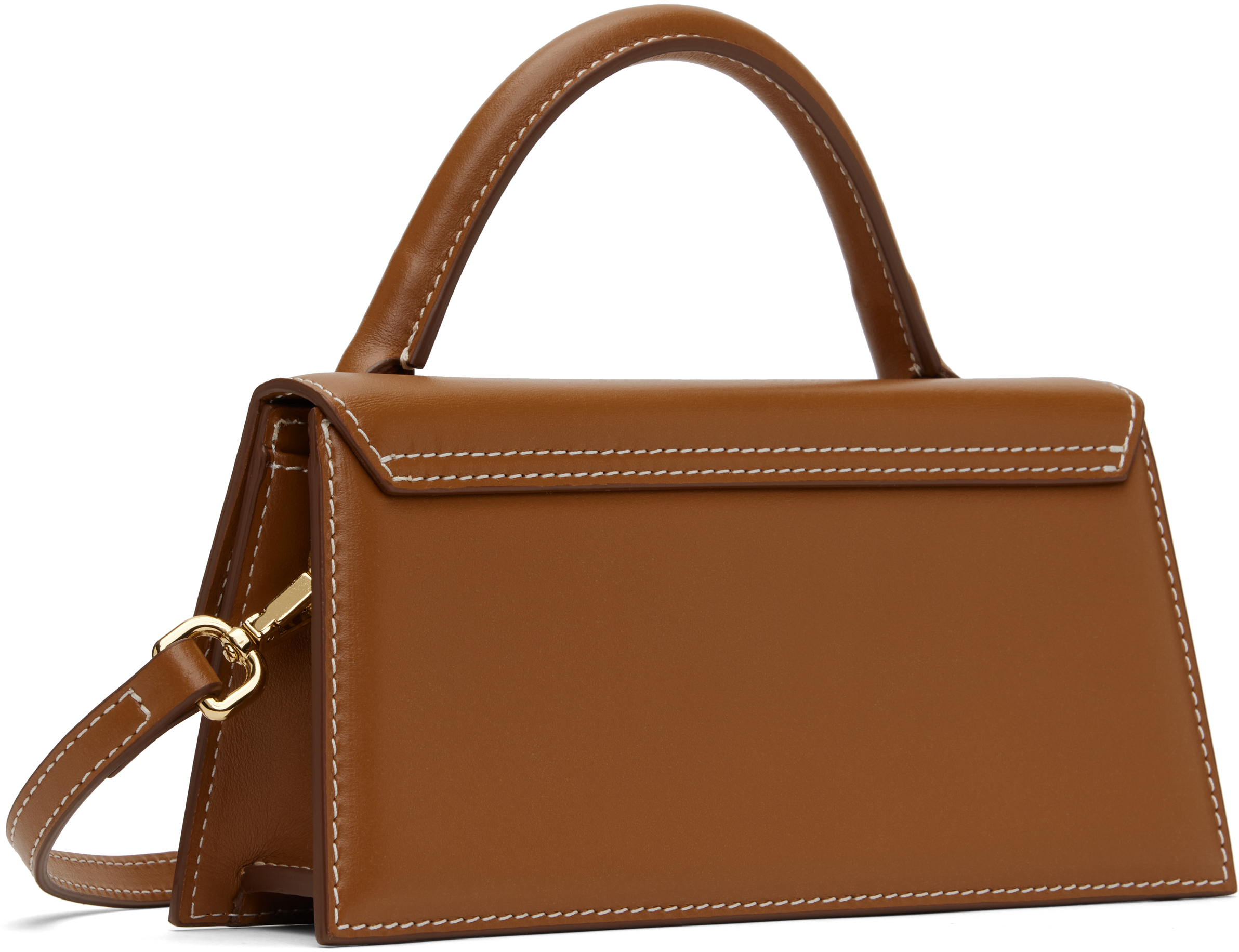 Jacquemus Womens Light Brown 2 Le Chiquito Long Leather Top-handle Bag In 811 Light Brown 2