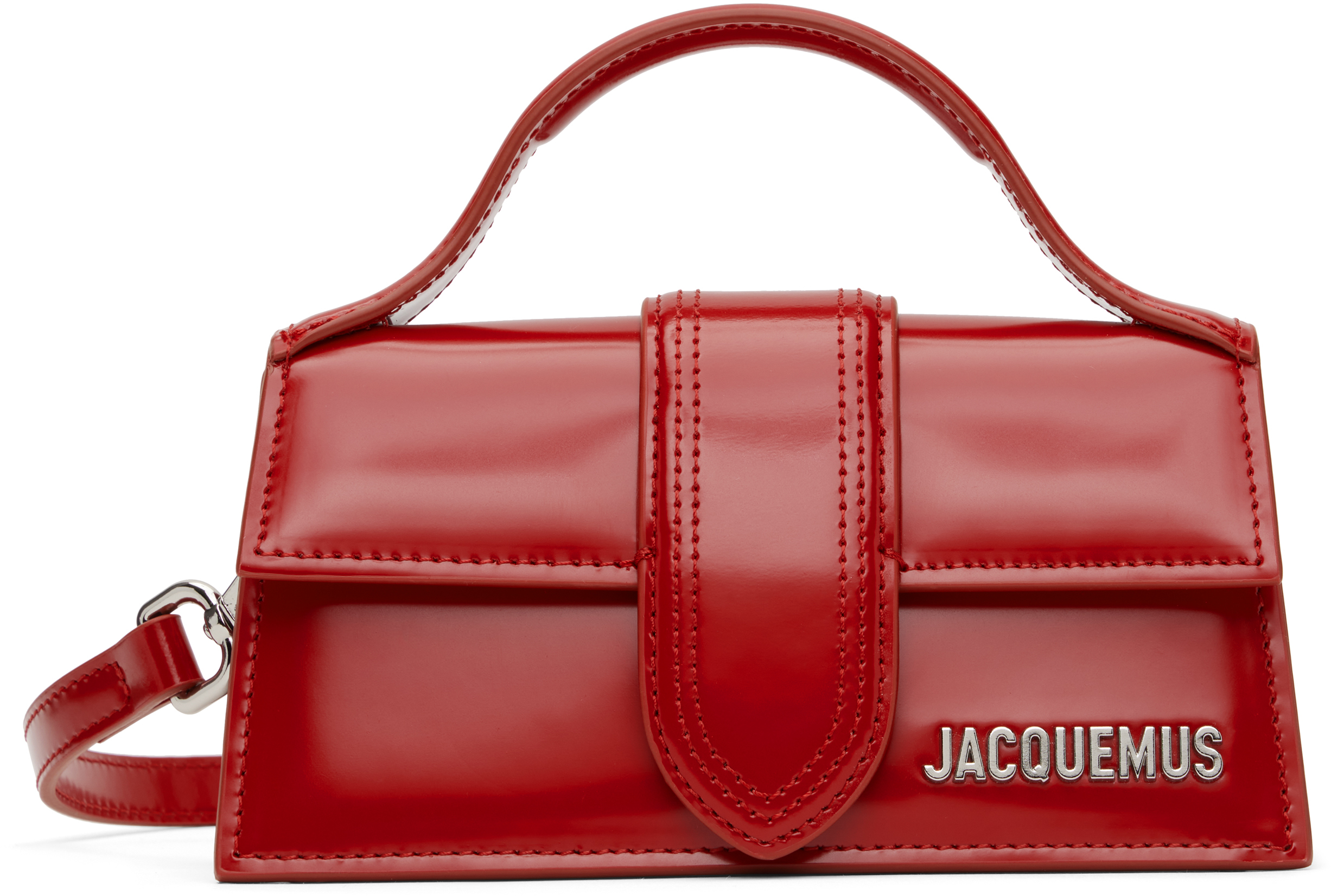 Jacquemus Le Bambino Small Flap Bag In 470 Red
