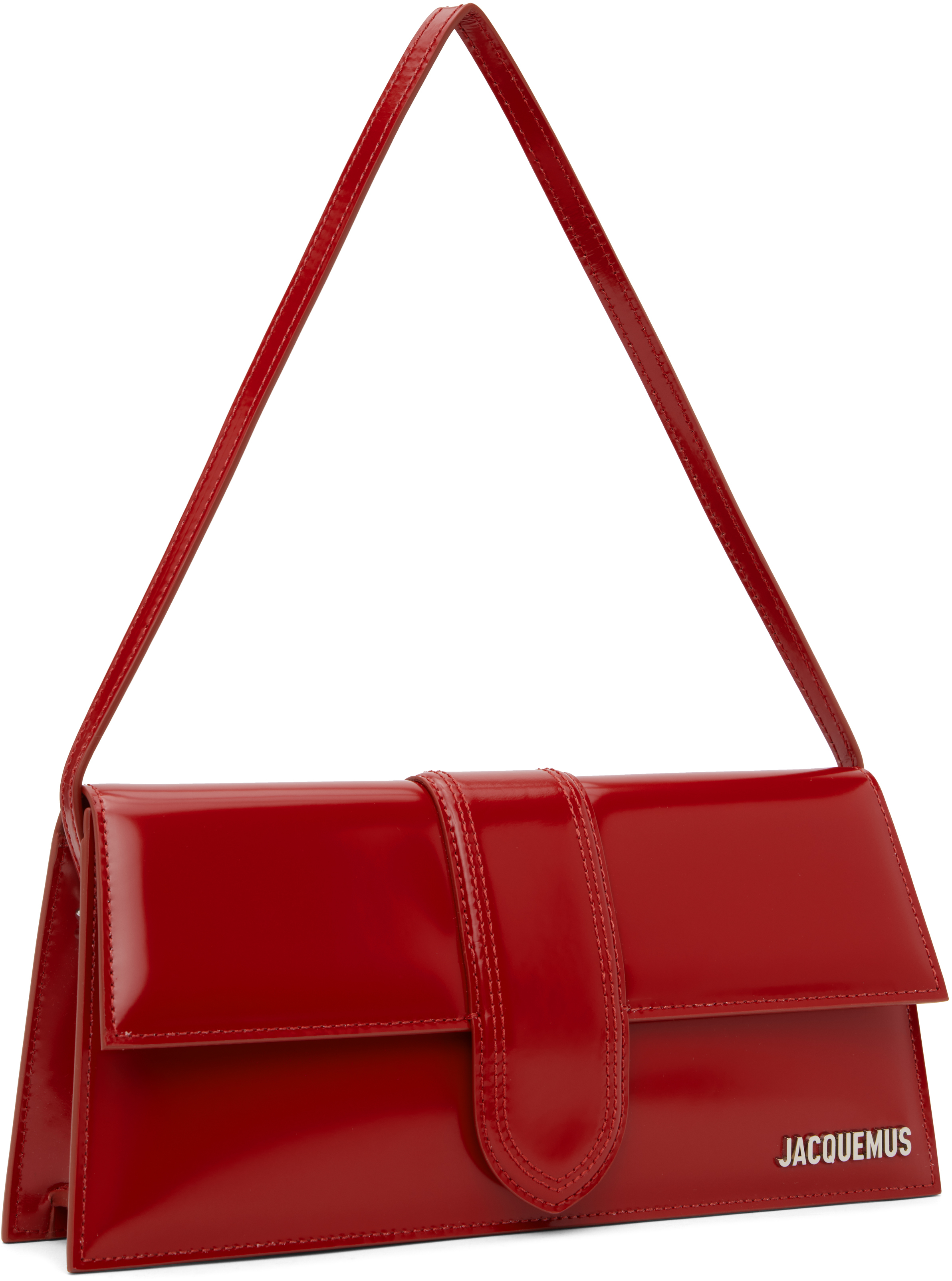 Jacquemus Red Les Classiques 'the Long Bambino' Bag In 470 Red