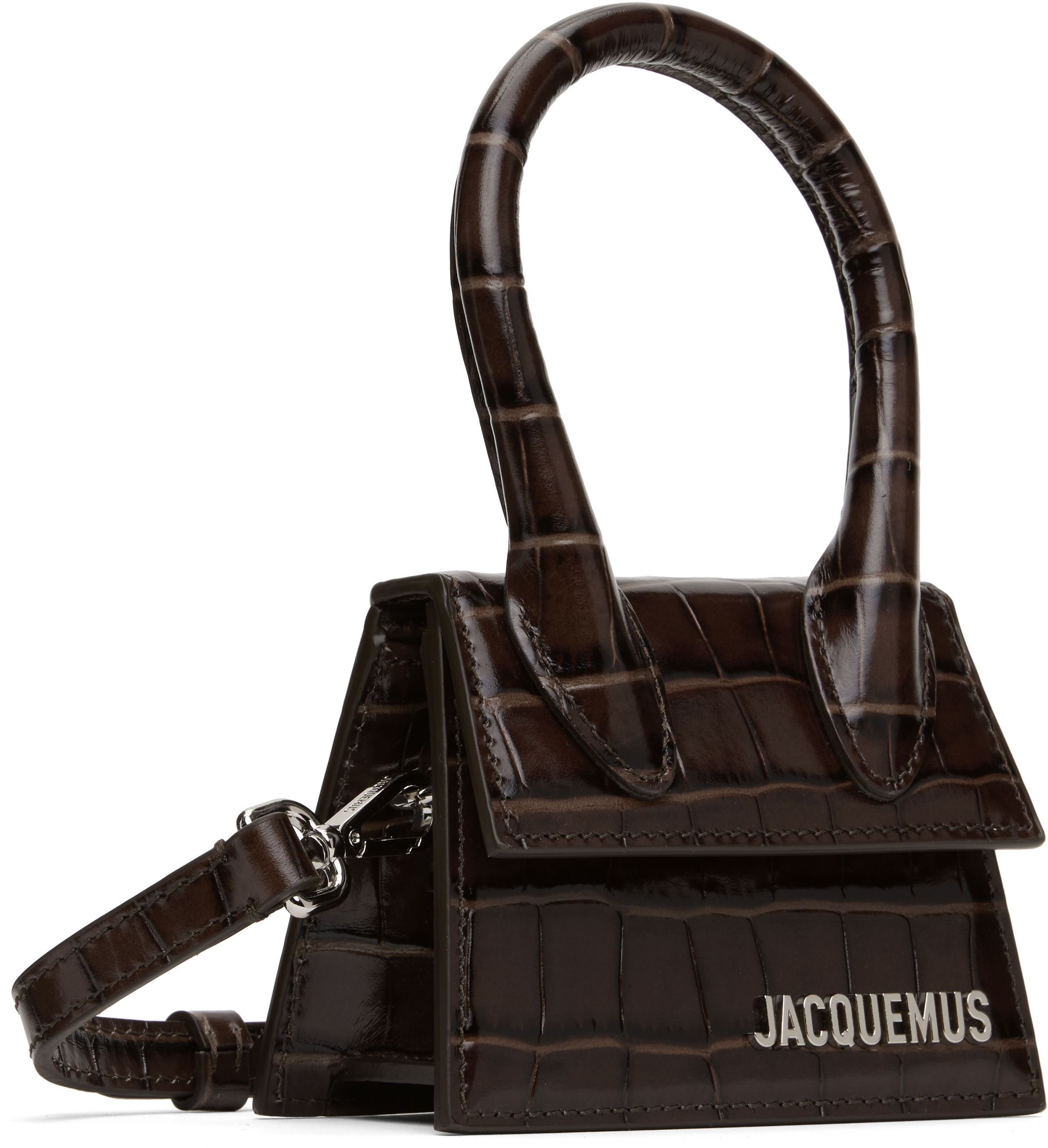 Jacquemus Brown La Croisière 'the Chiquito' Bag In 880 Dark Brown