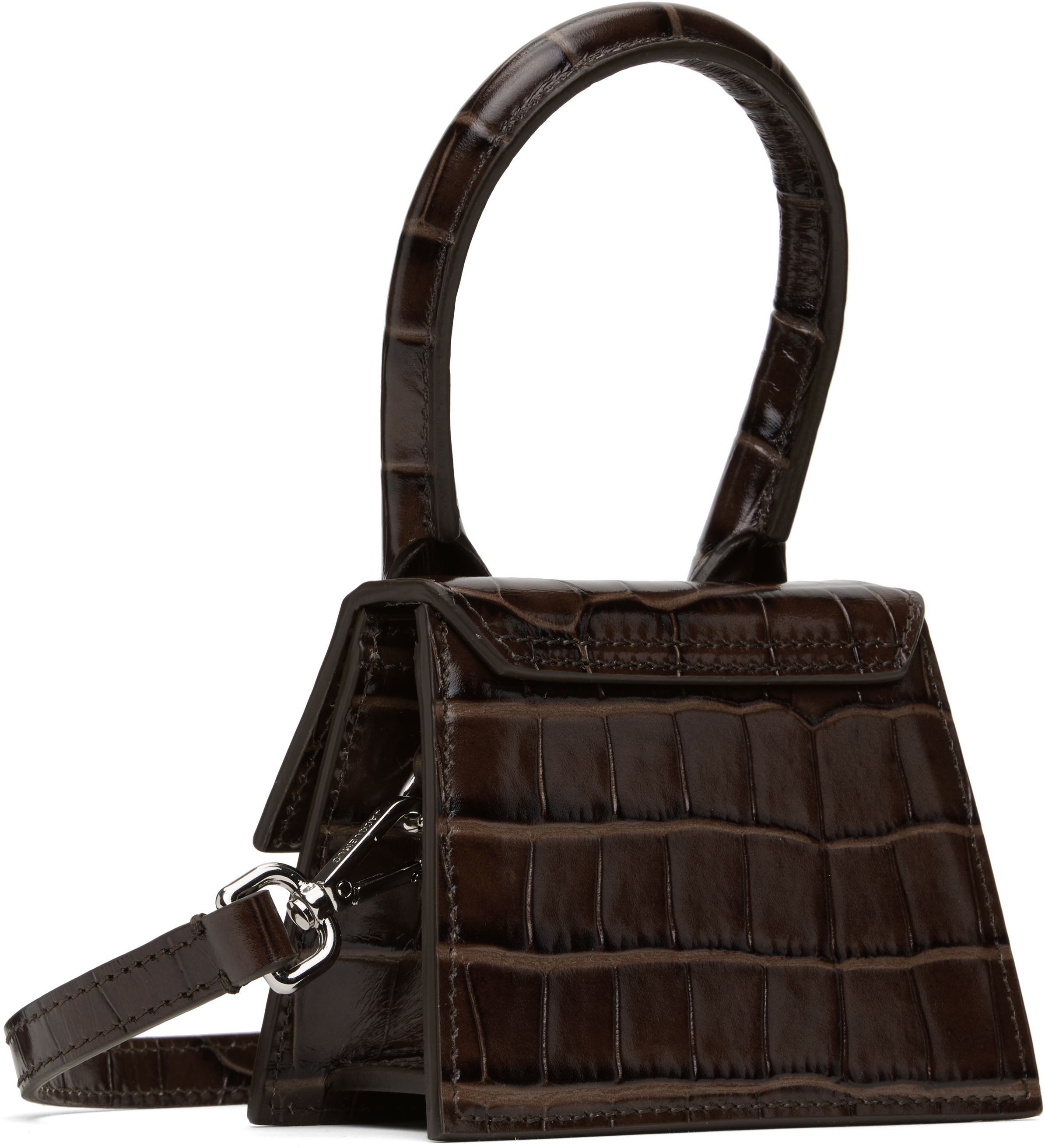 Jacquemus Brown La Croisière 'the Chiquito' Bag In 880 Dark Brown