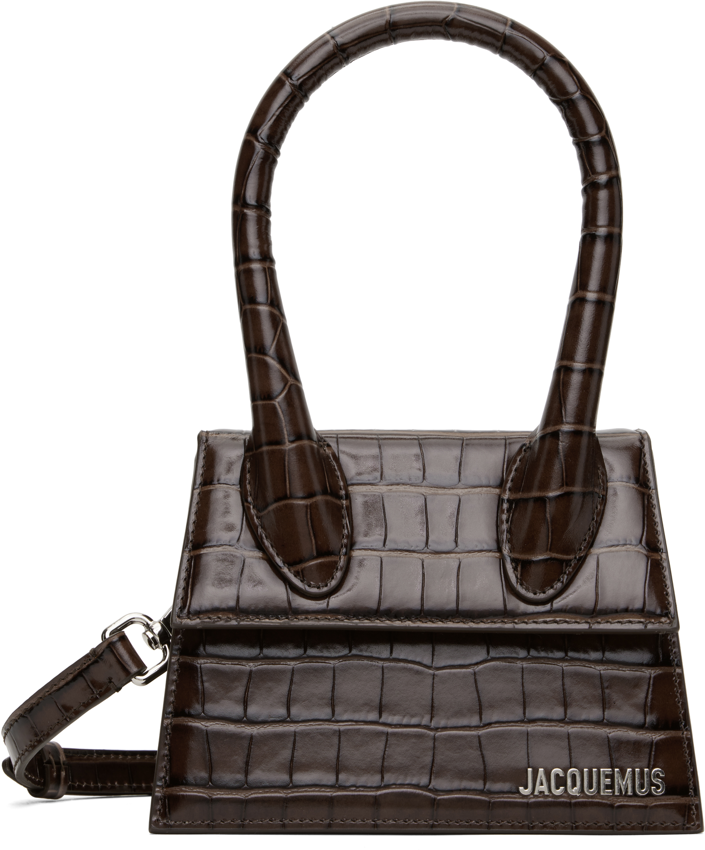 Jacquemus Brown La Croisière 'the Medium Chiquito' Bag In 880 Dark Brown