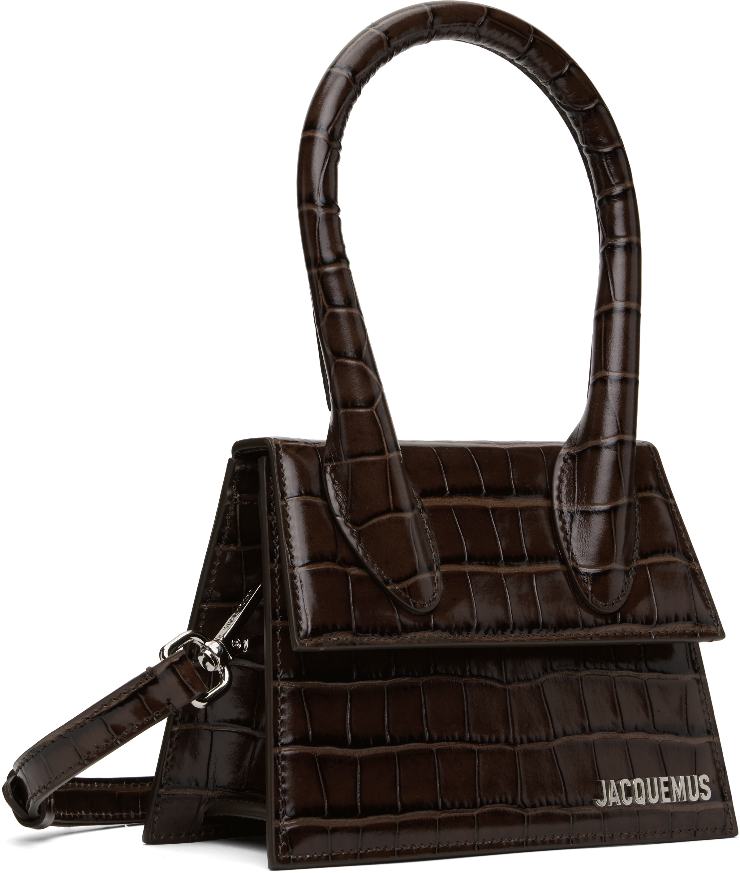 Jacquemus Brown La Croisière 'the Medium Chiquito' Bag In 880 Dark Brown