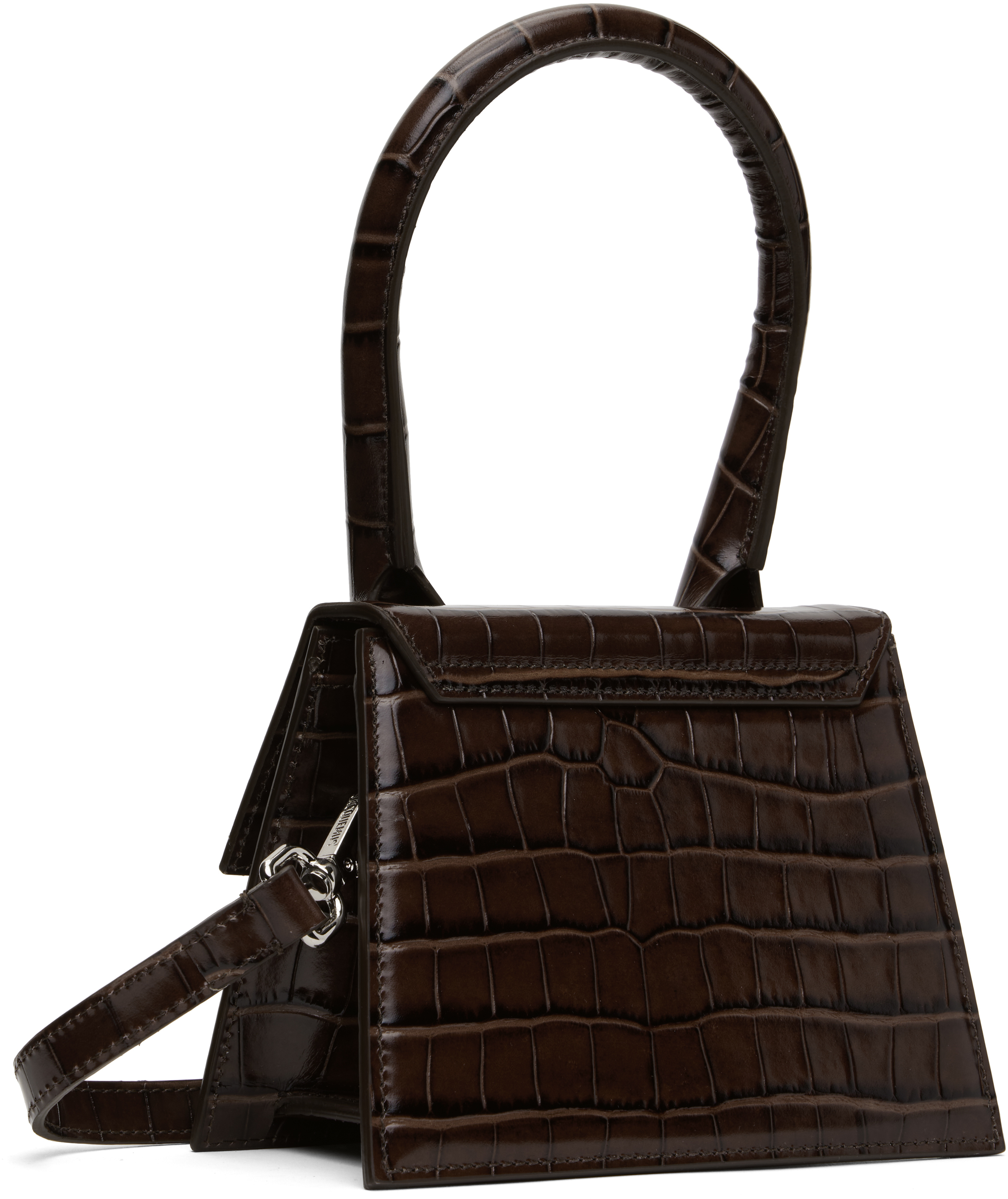 Jacquemus Brown La Croisière 'the Medium Chiquito' Bag In 880 Dark Brown
