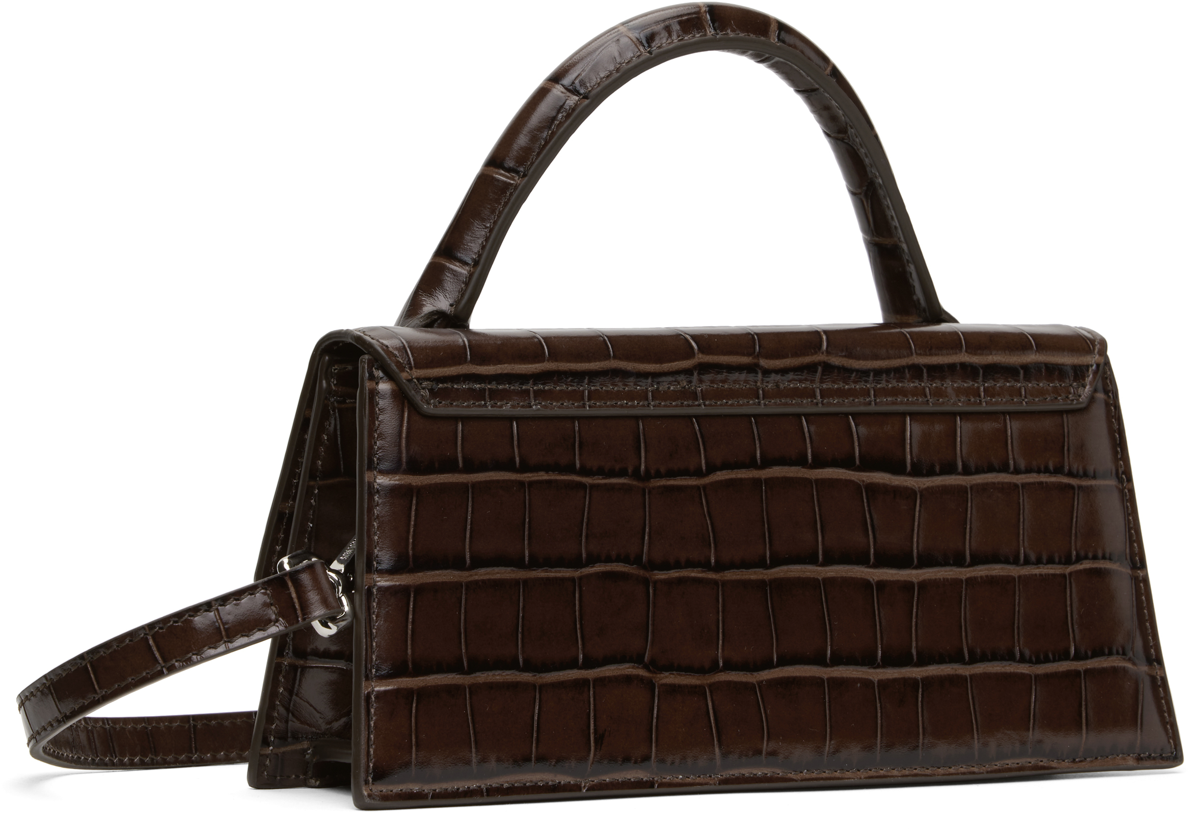 Jacquemus Brown La Croisière 'the Long Chiquito' Bag In 880 Dark Brown