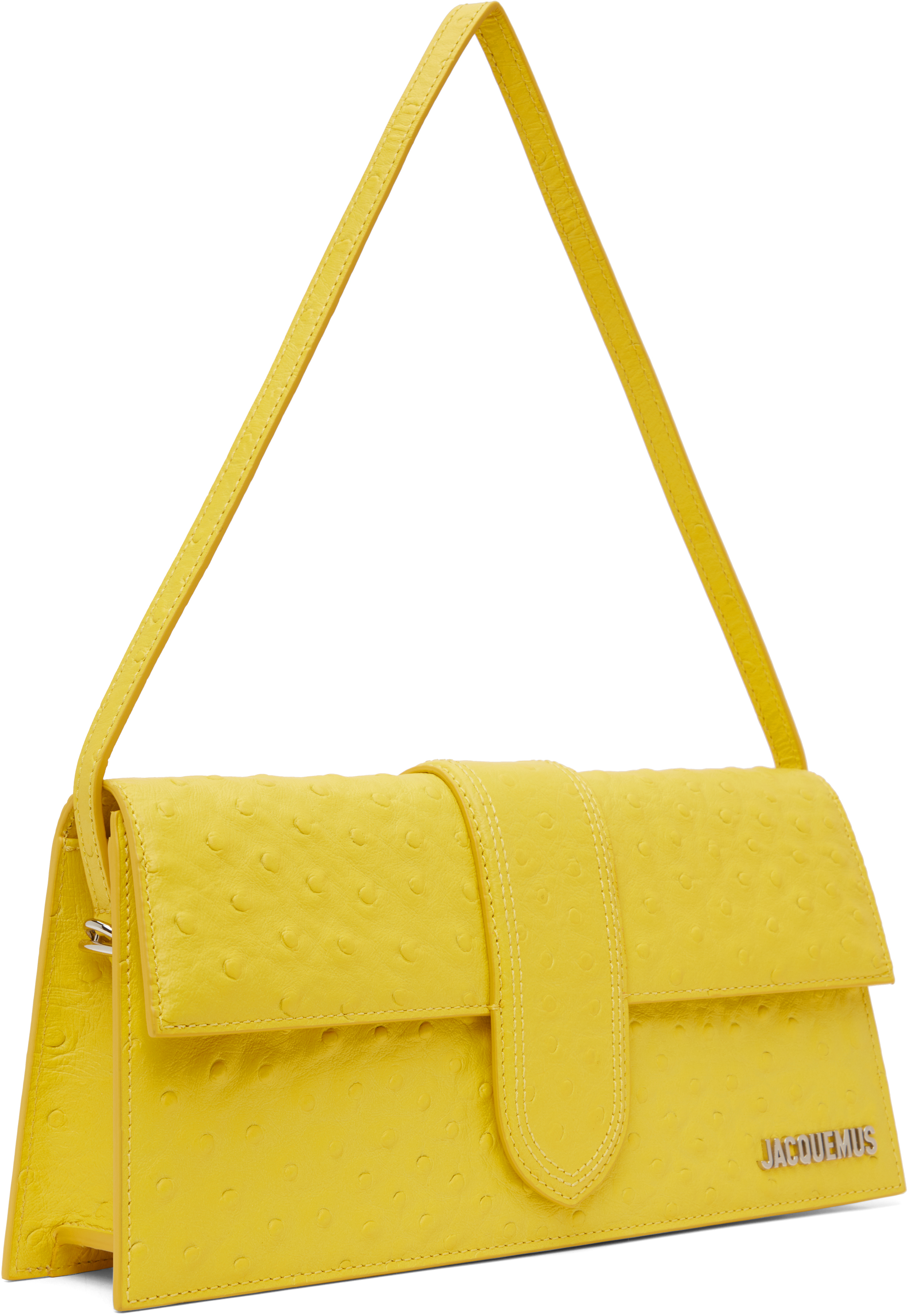 Jacquemus Yellow 'the Long Bambino' Bag In 250 Yellow
